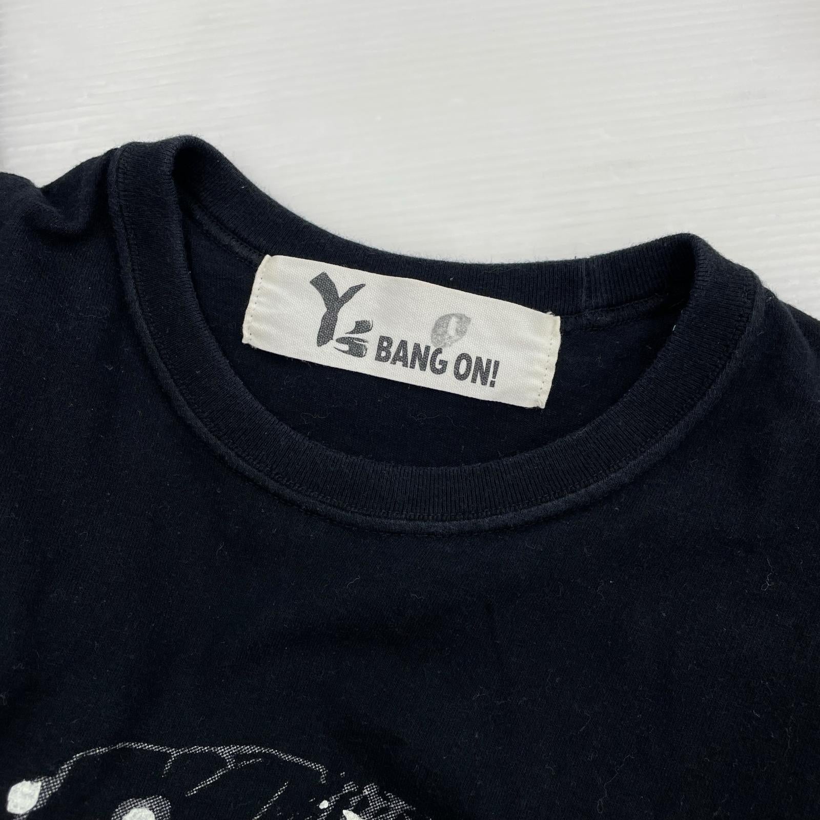 半袖Tシャツ Y's BANG ON×KUME プリントTee ブラック 2 ブラック