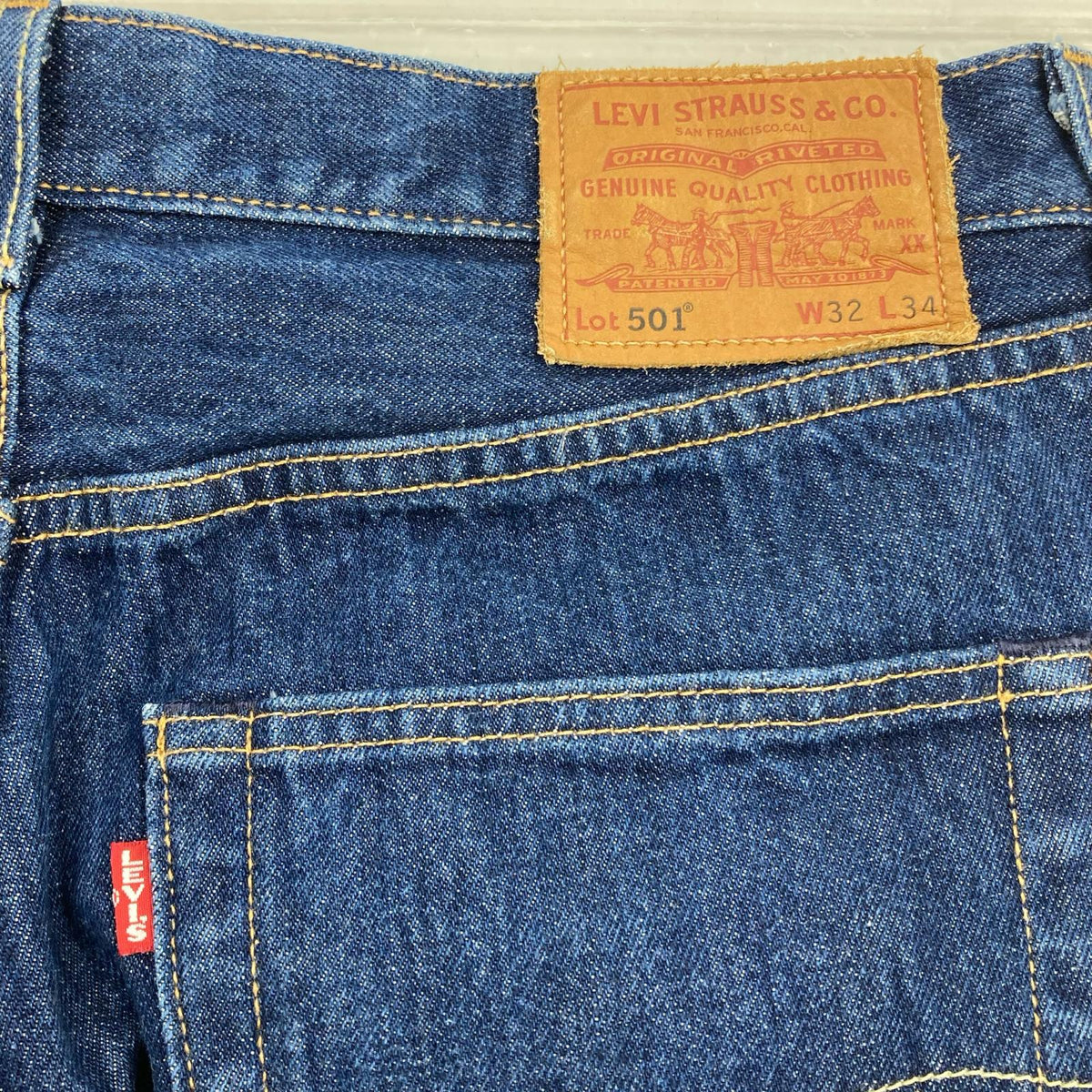 デニムパンツ PC9-00501-2453 USA BIG E 32 ブルー