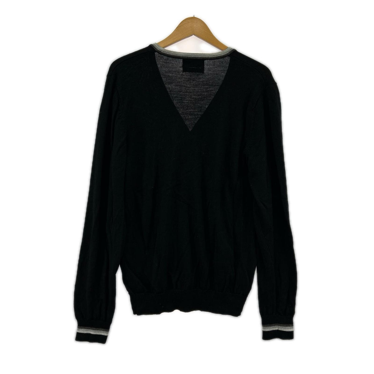 カーディガン Tipped Pique Texture Cardigan (M) M