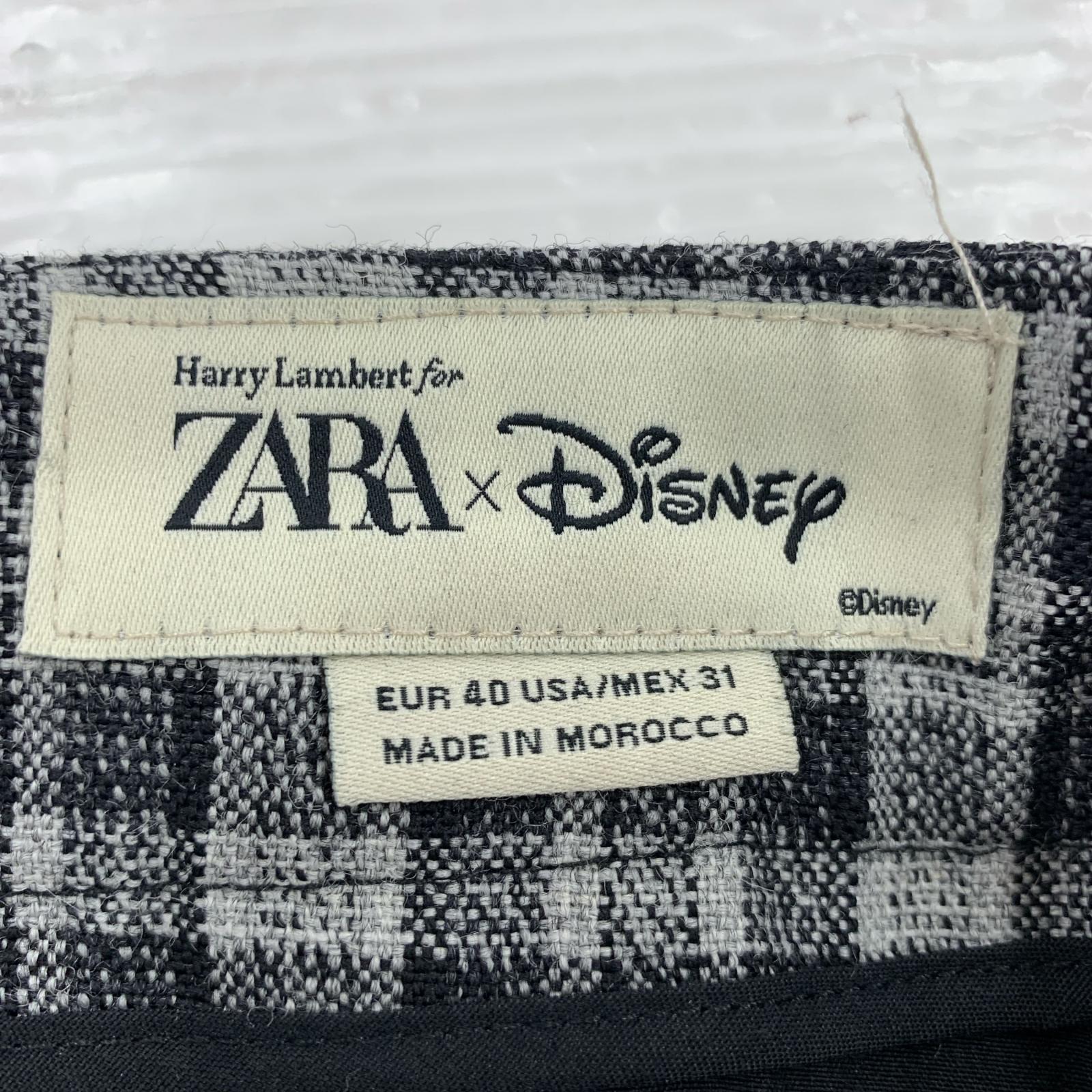 パンツ ×DIsney Flare Slacks 40 ブラック
