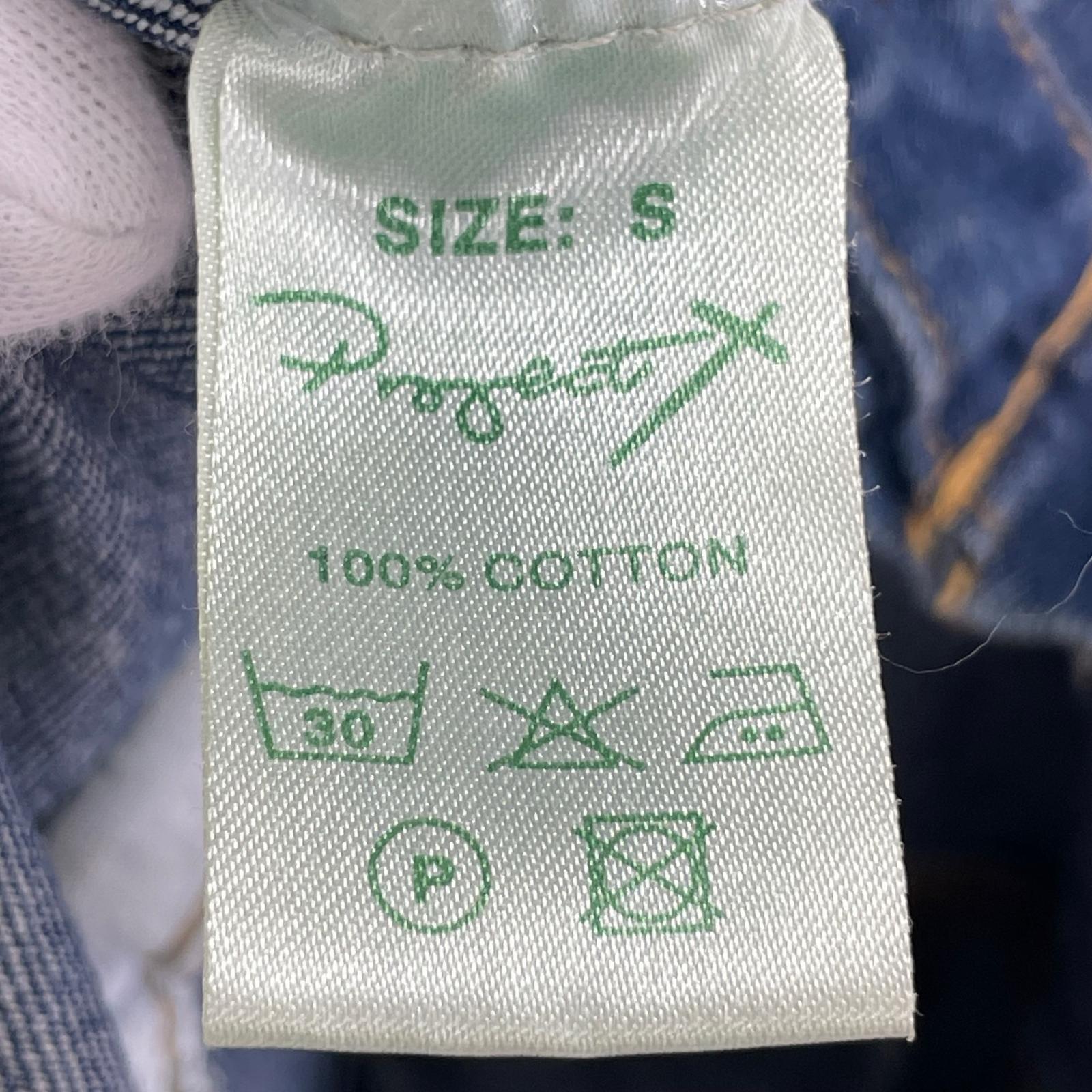 デニムジャケット PROJECT X PARIS ダメージ加工 S S ネイビー