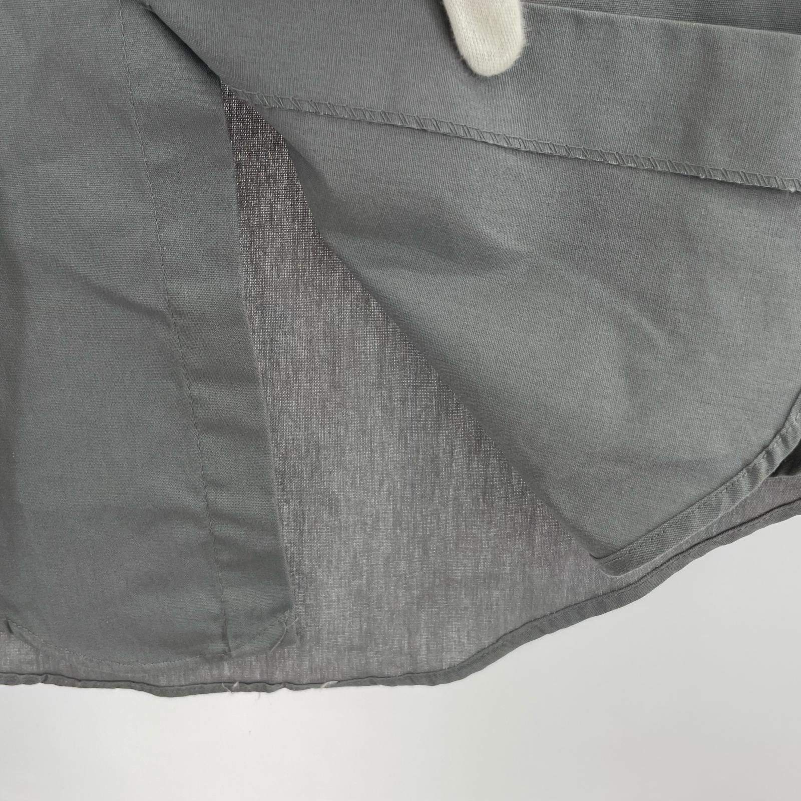 長袖シャツ CONQUEROR ポプリンシャツ GRY グレー