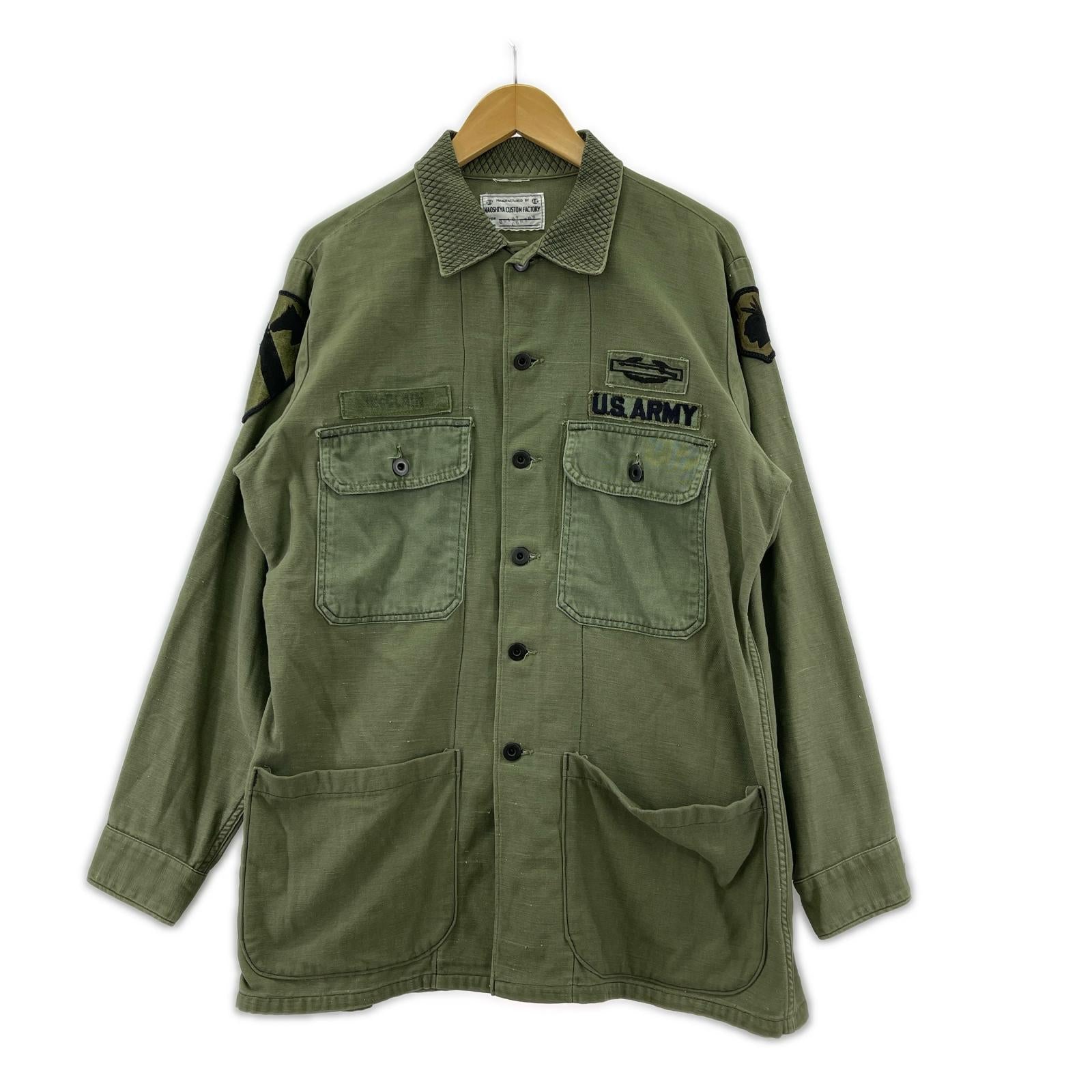 長袖シャツ NAOSHIYA CUSTOM FACTORY ユーティリティシャツ(-) カーキ
