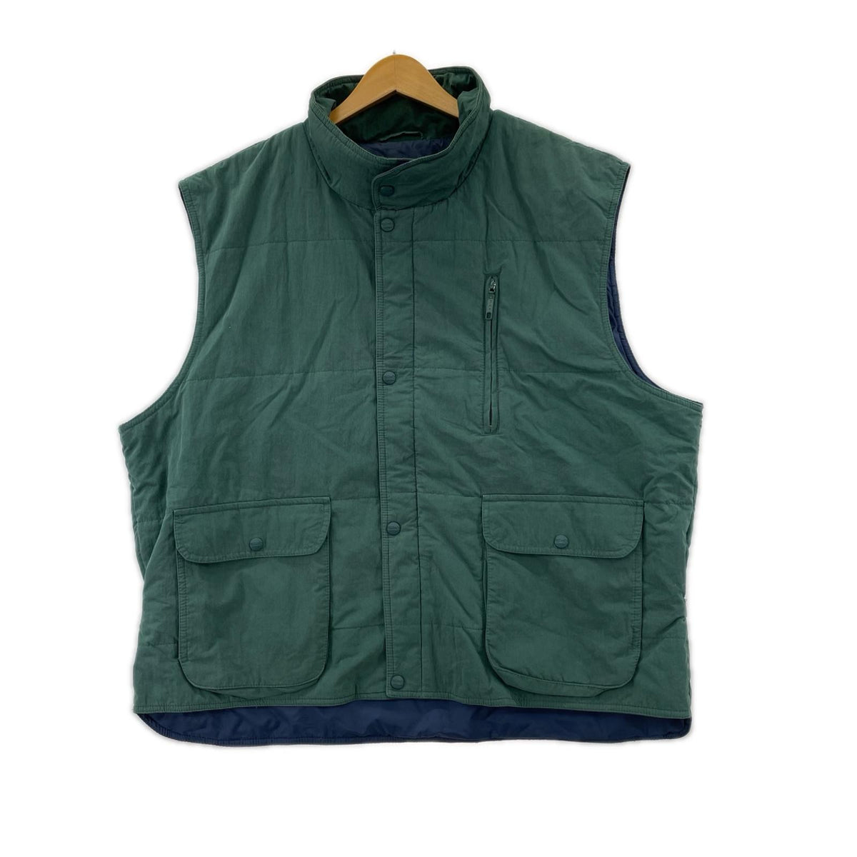 長袖シャツ 80s Thinsulate 中綿ベスト XL GRN グリーン
