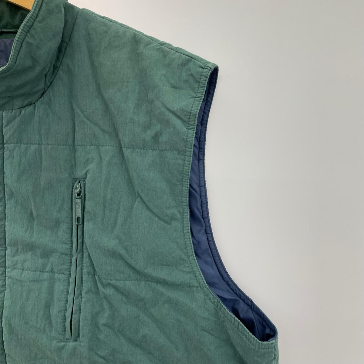 長袖シャツ 80s Thinsulate 中綿ベスト XL GRN グリーン