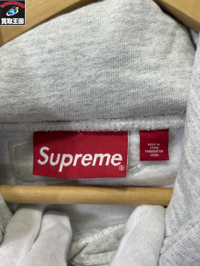 パーカー 23AW Satin Applique Hooded Sweatshirt S