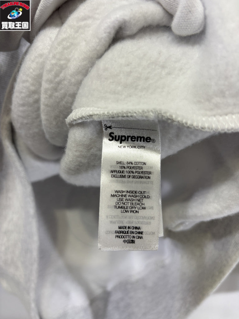 パーカー 23AW Satin Applique Hooded Sweatshirt S