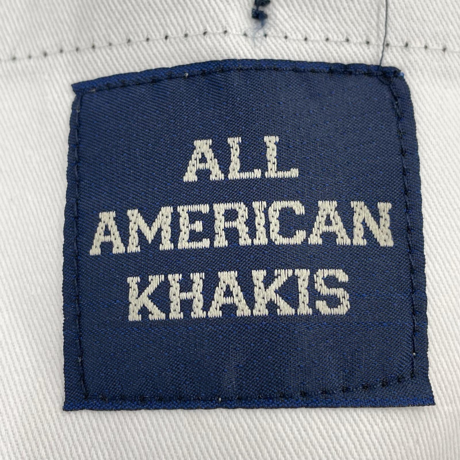 ショートパンツ USA製 ALL AMERICAN KHAKIS ネイビー (L) L ネイビー
