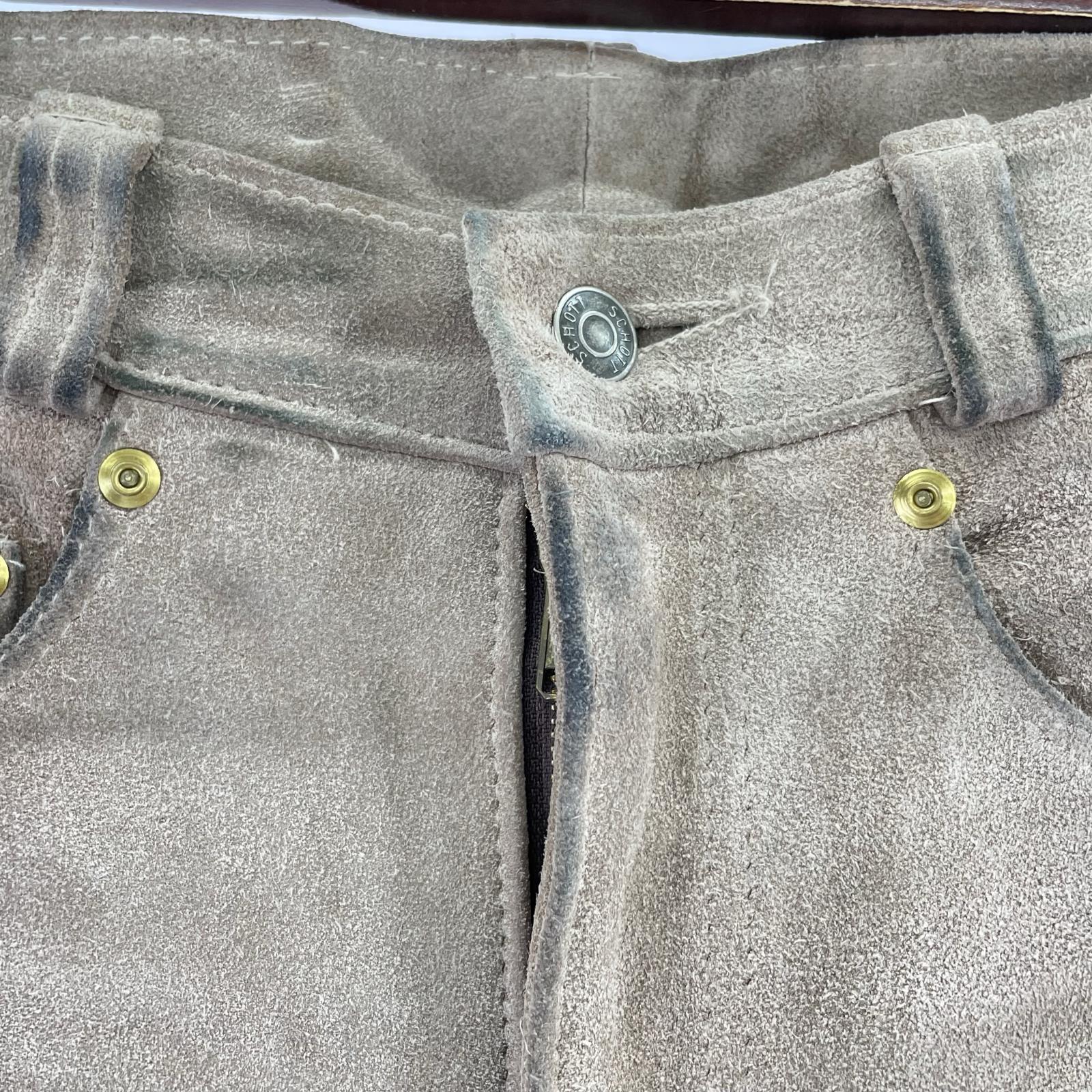 パンツ レザーパンツ BEG W28 28 ベージュ