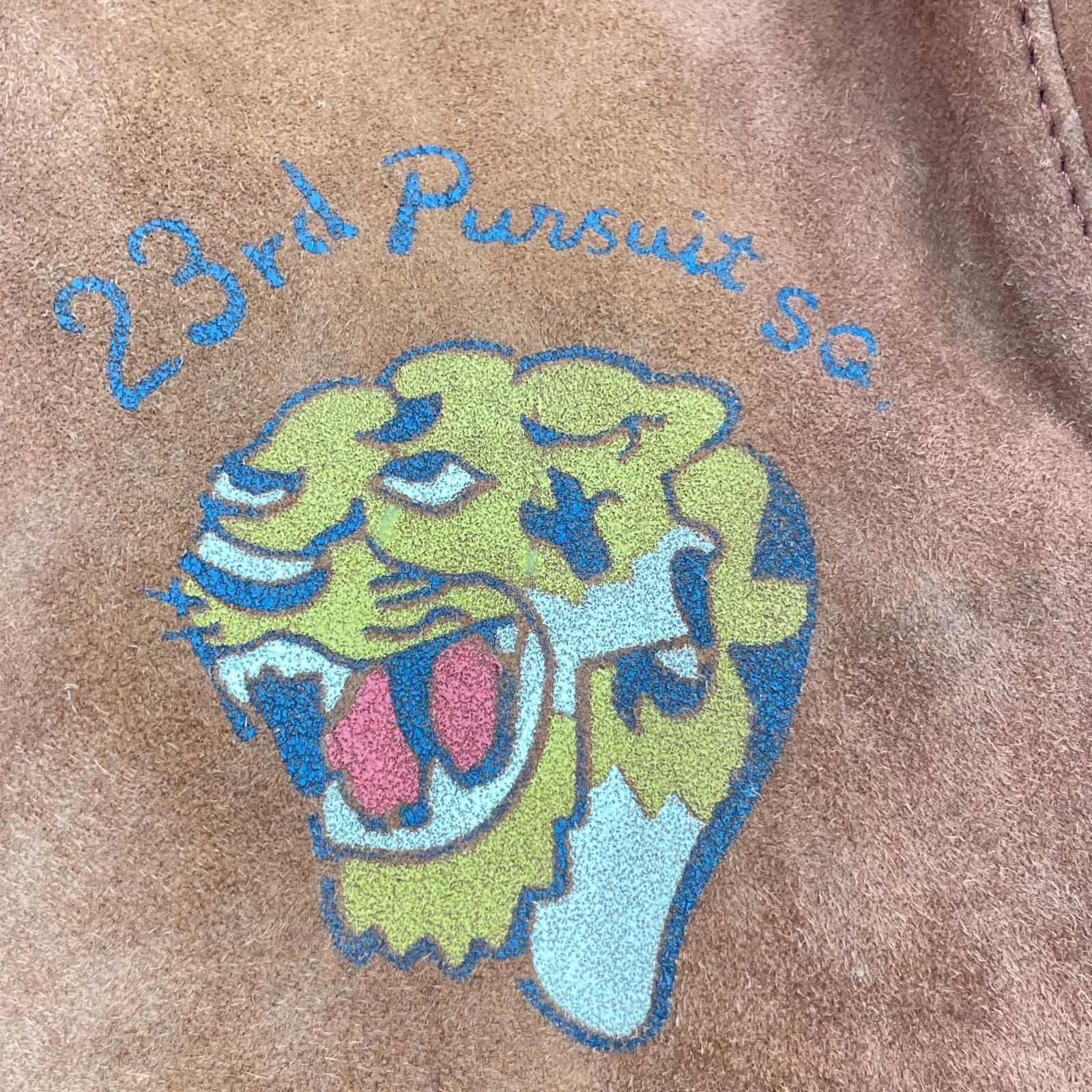 レザージャケット AGED SUEDE SOUVENIR JKT BWN M M ブラウン