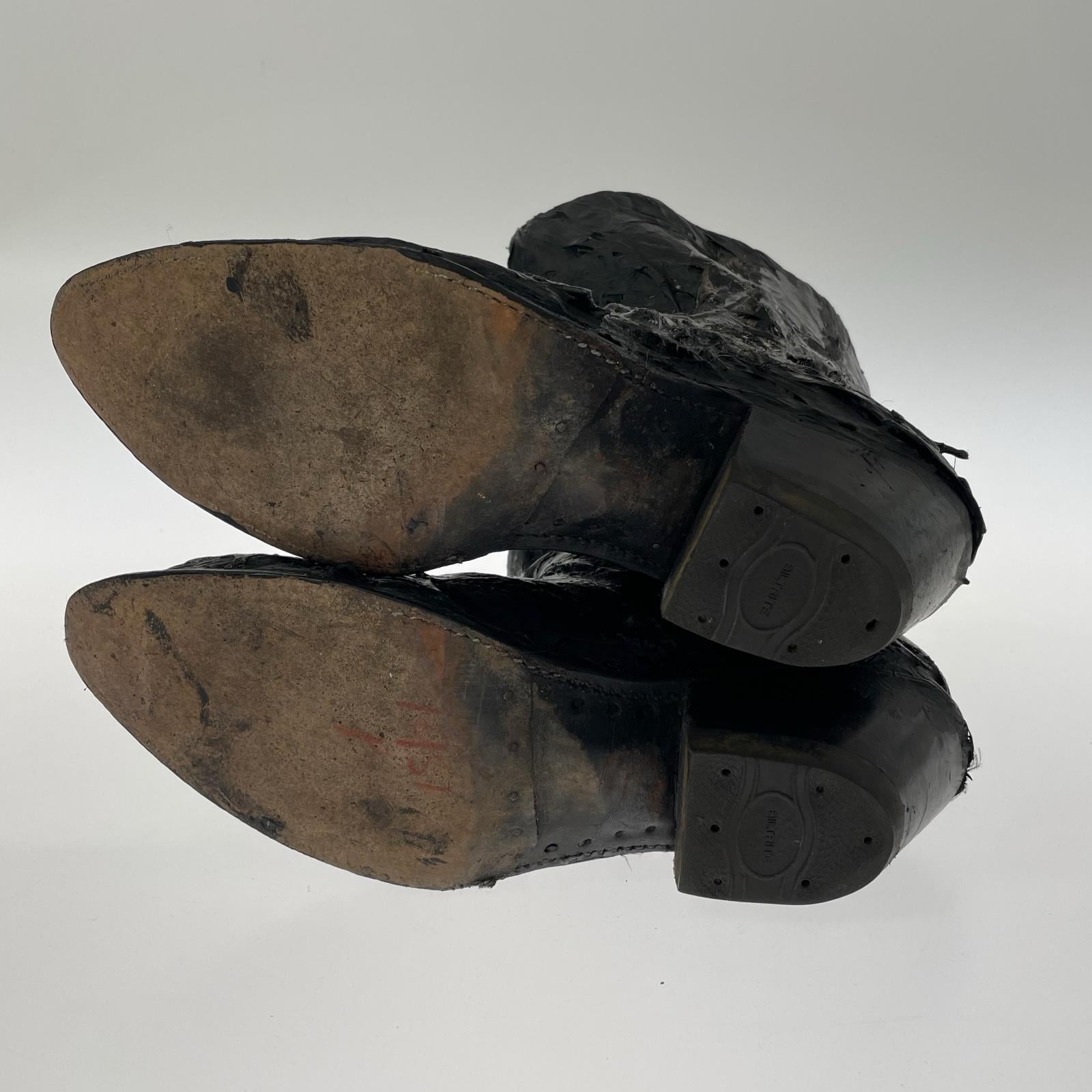 ブーツ blank WESTERN BOOTS SERAOHIM 0 黒 ブラック
