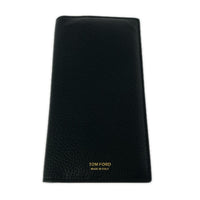 長財布 TOM FORD ブラックレザー ロングウォレット 長財布 黒 ブラック