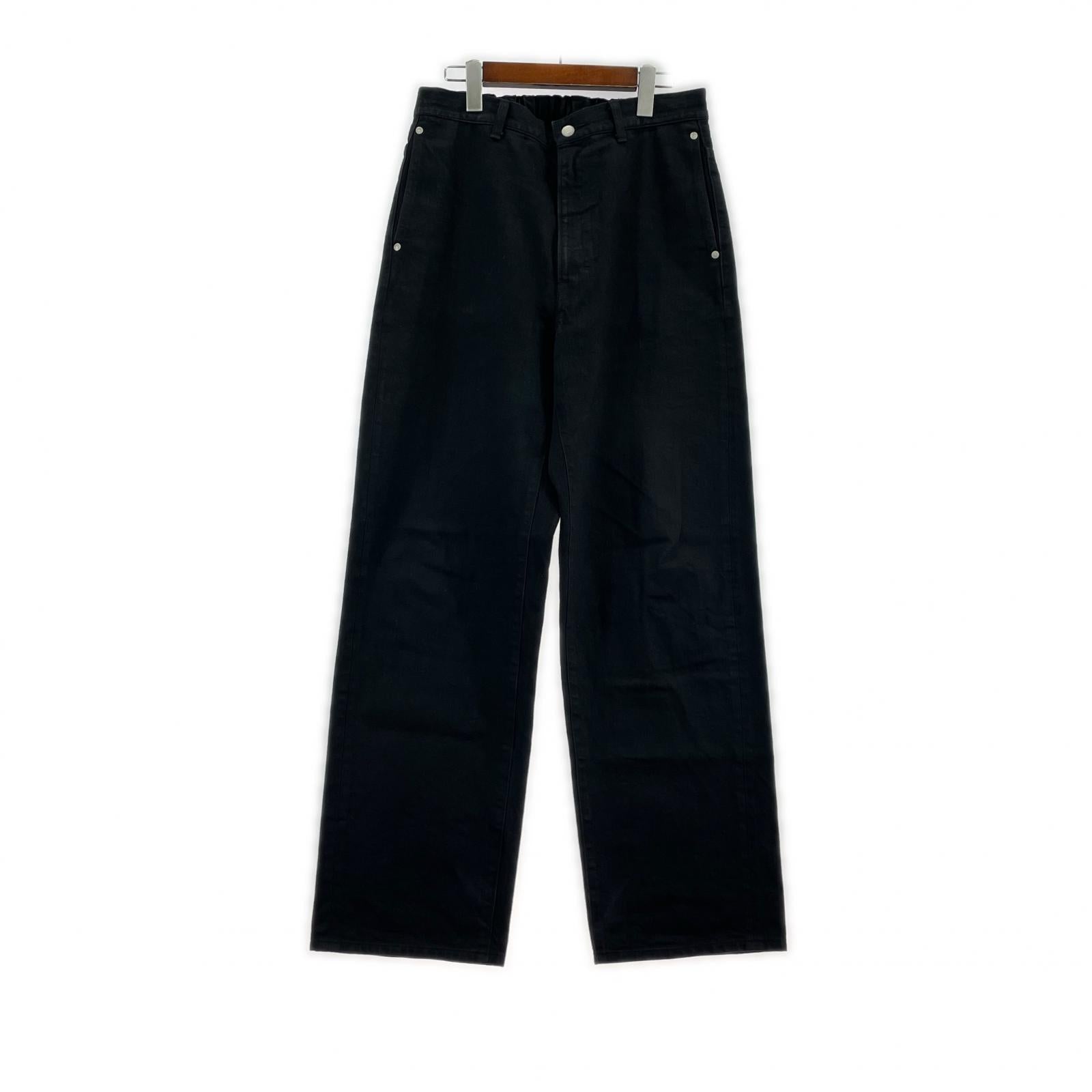 デニムパンツ 25AW Denim Wide Straight Pants (3) 3 ブラック
