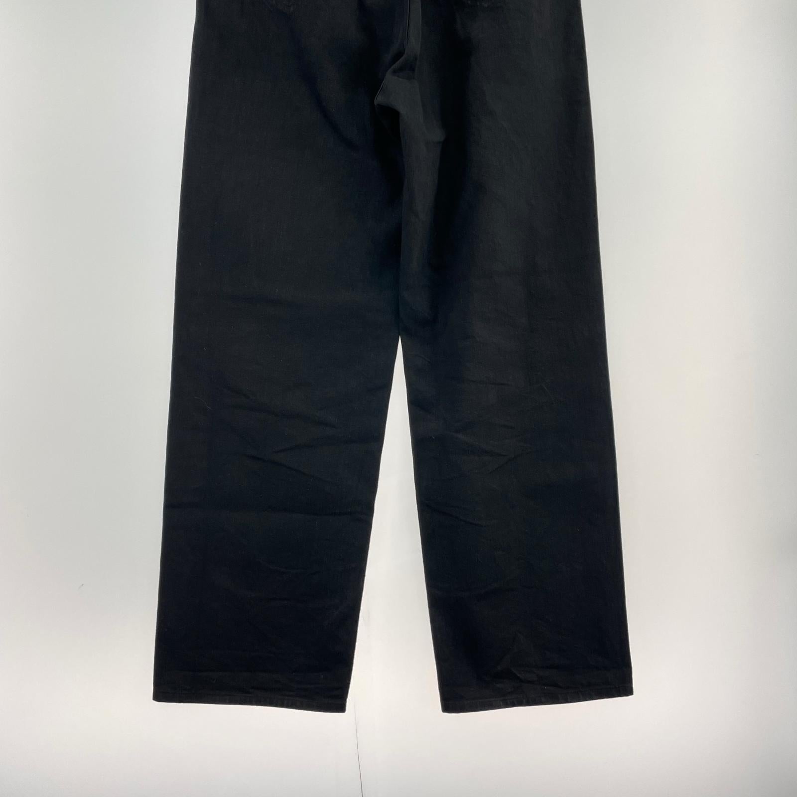 デニムパンツ 25AW Denim Wide Straight Pants (3) 3 ブラック