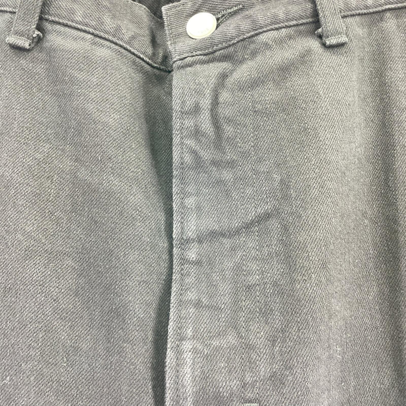 デニムパンツ 25AW Denim Wide Straight Pants (3) 3 ブラック