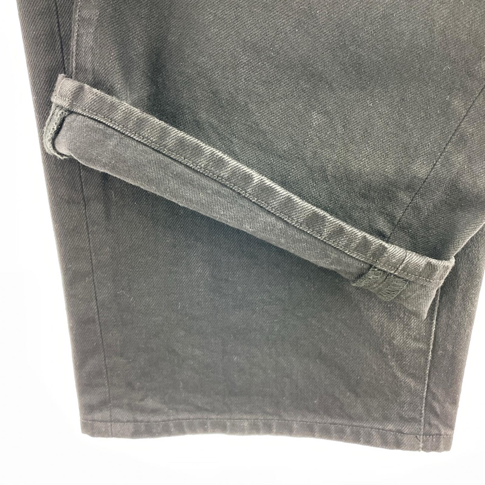 デニムパンツ 25AW Denim Wide Straight Pants (3) 3 ブラック