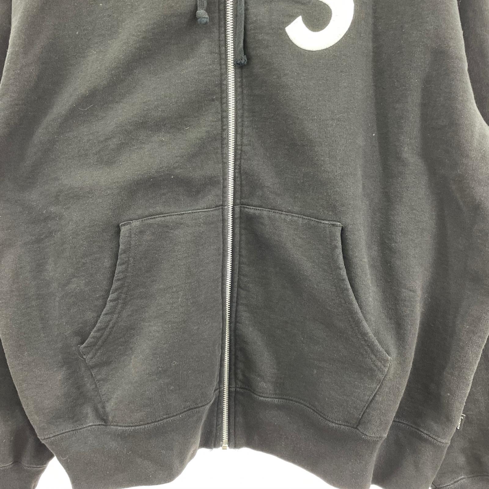 パーカー Supreme S Logo Zip Up Hooded Sweatshirt XL 黒