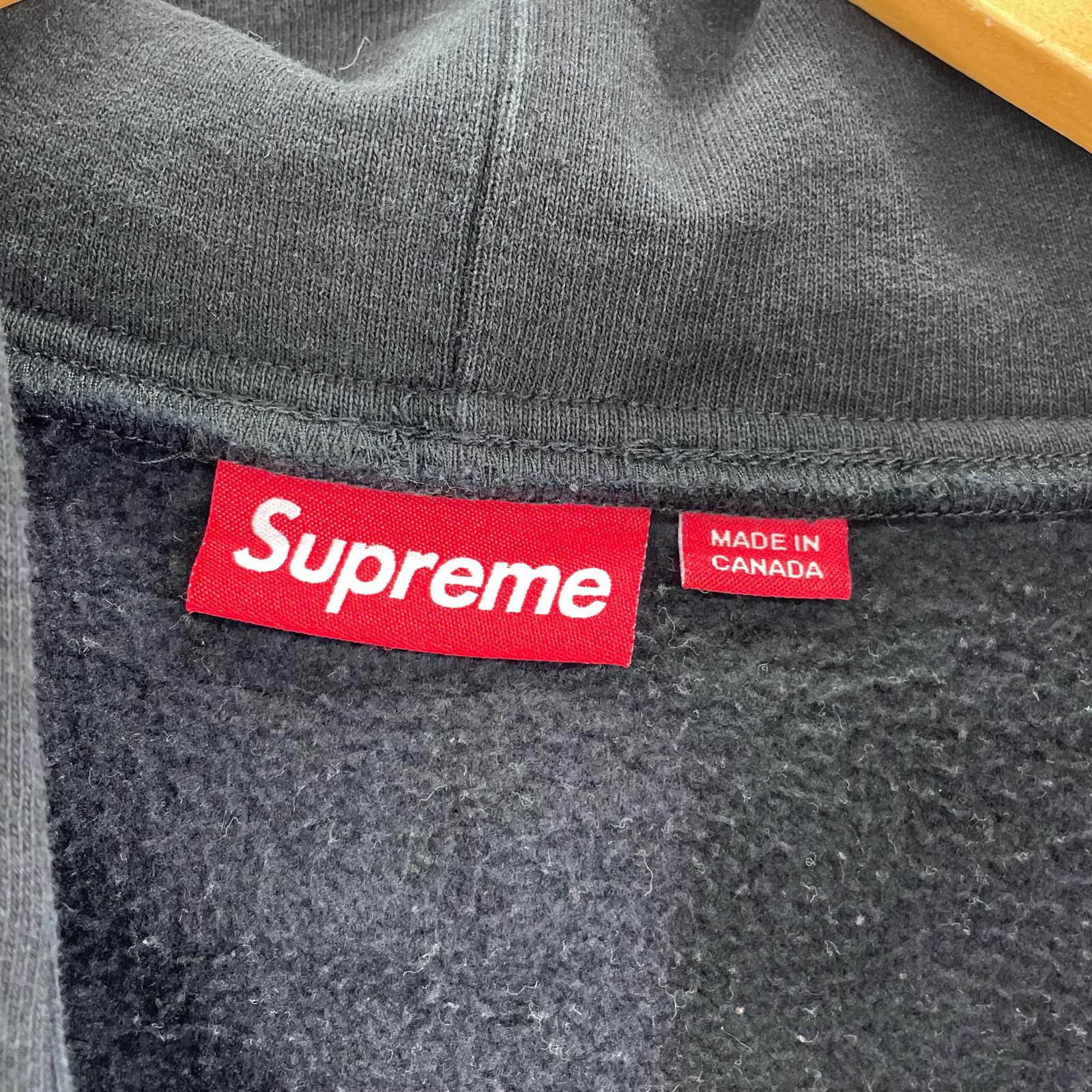 パーカー Supreme S Logo Zip Up Hooded Sweatshirt XL 黒
