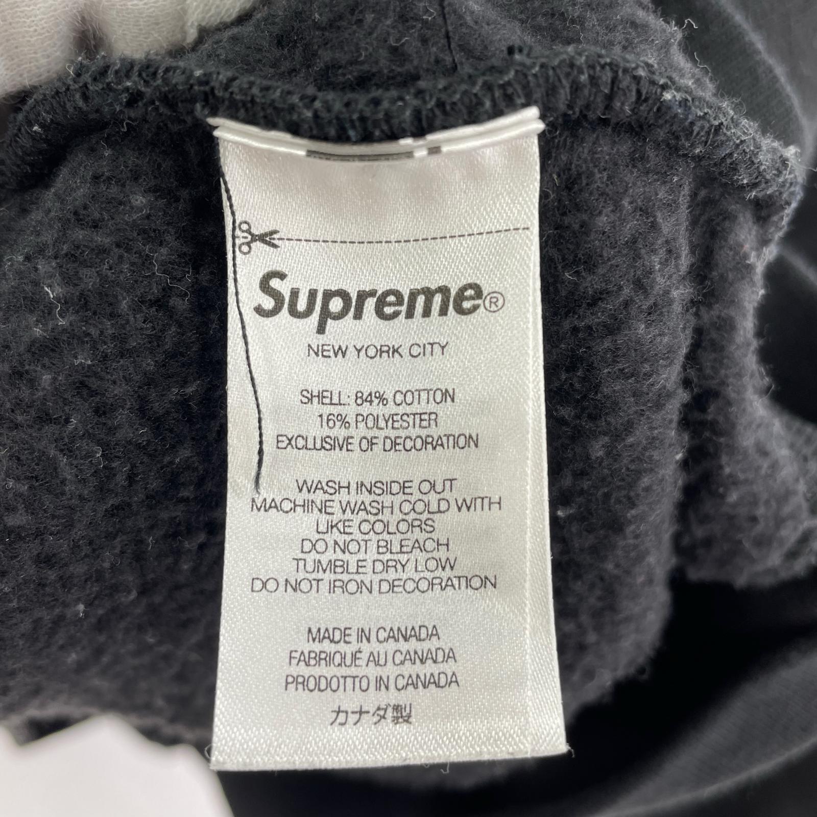 パーカー Supreme S Logo Zip Up Hooded Sweatshirt XL 黒