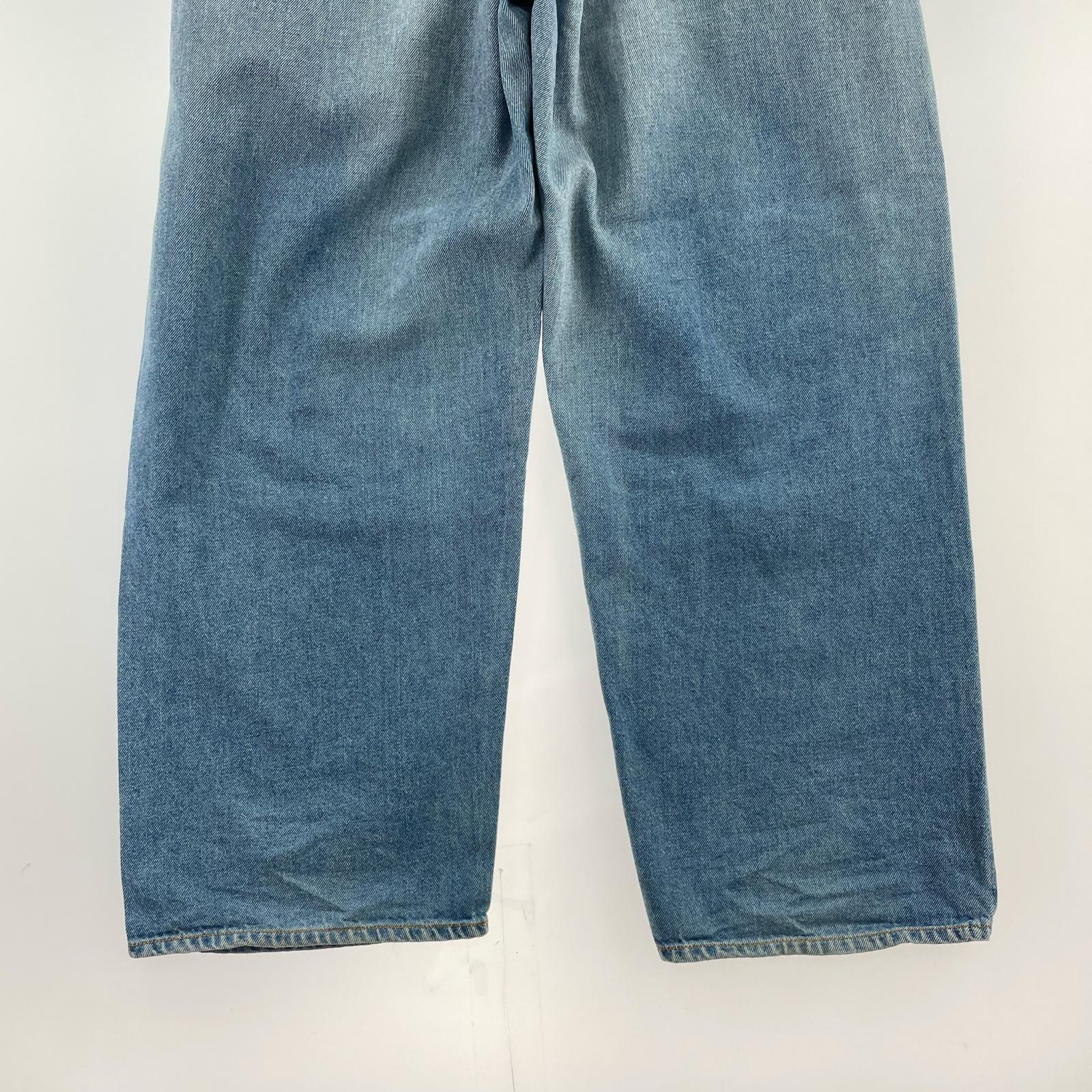 デニムパンツ KIJI ストレートデニムパンツ 4 4 ブルー