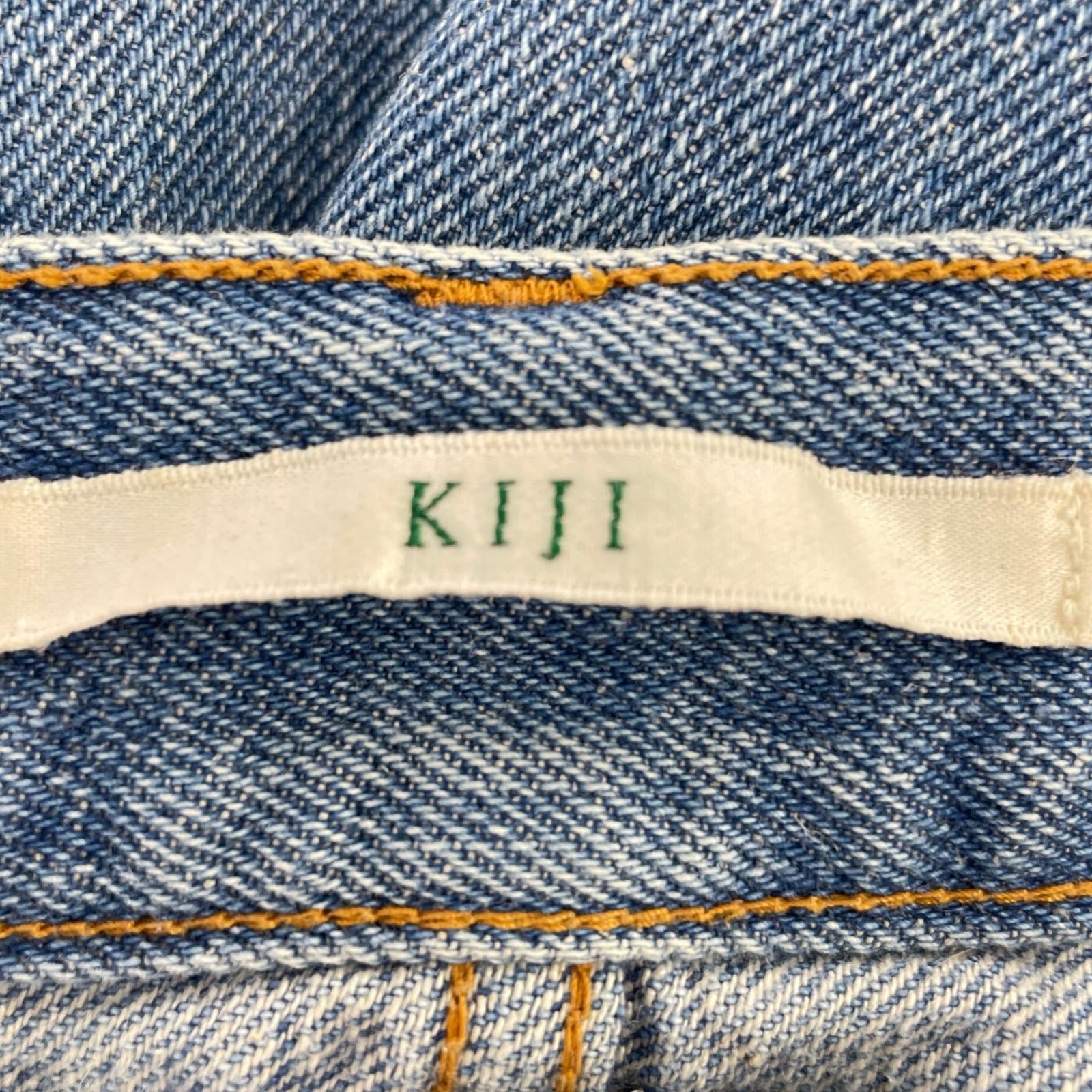デニムパンツ KIJI ストレートデニムパンツ 4 4 ブルー