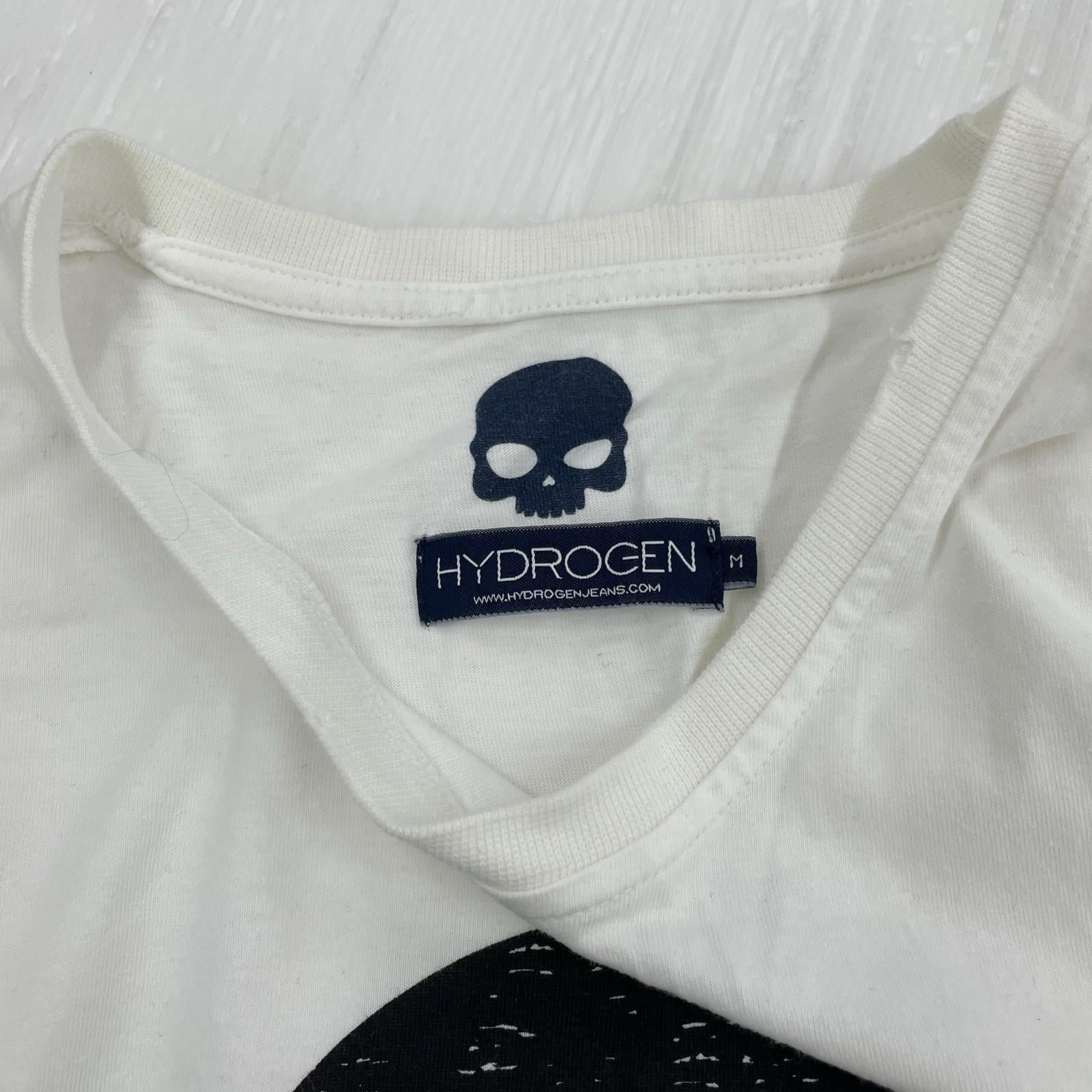 長袖Tシャツ HYDROGEN 長袖Tシャツ・カットソー M ホワイト