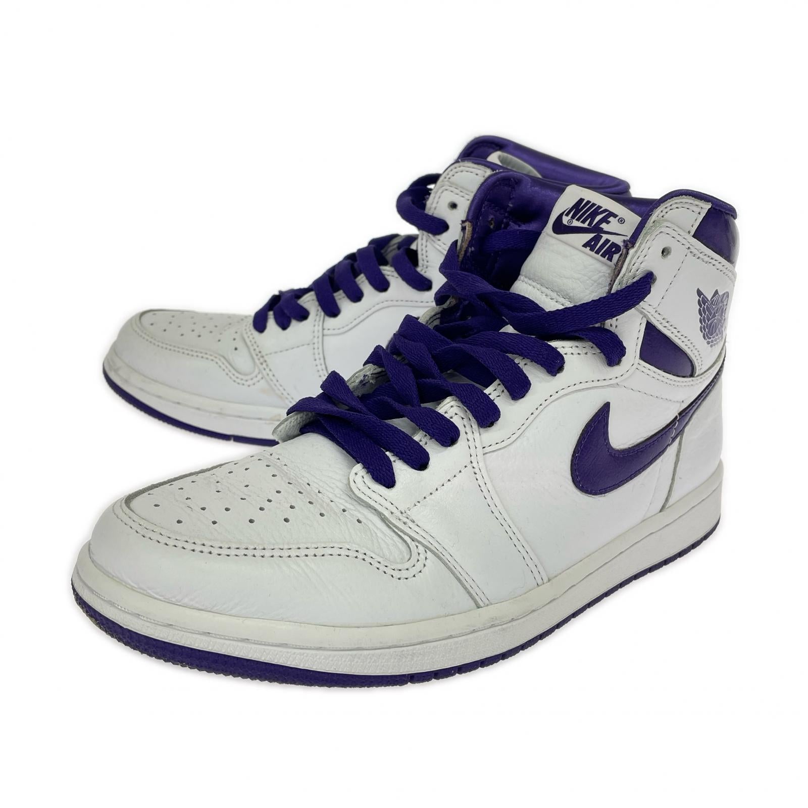 スニーカー Air Jordan 1 HiSatin Snake 26cm PUP 26cm (US8 UK7 1/2 EU42)