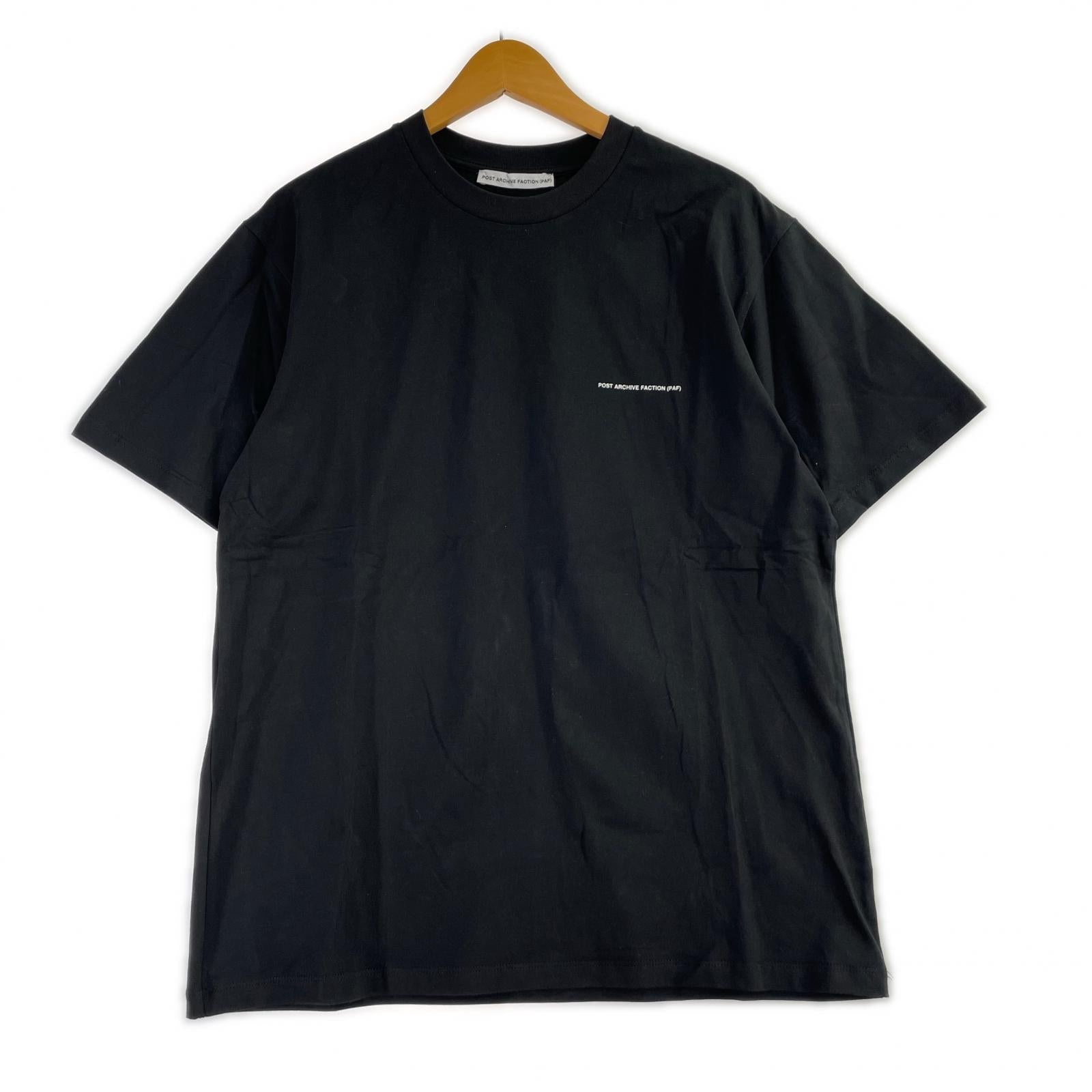 半袖Tシャツ POST ARCHIVE FACTION 25SS Souvenir Tee ブラック