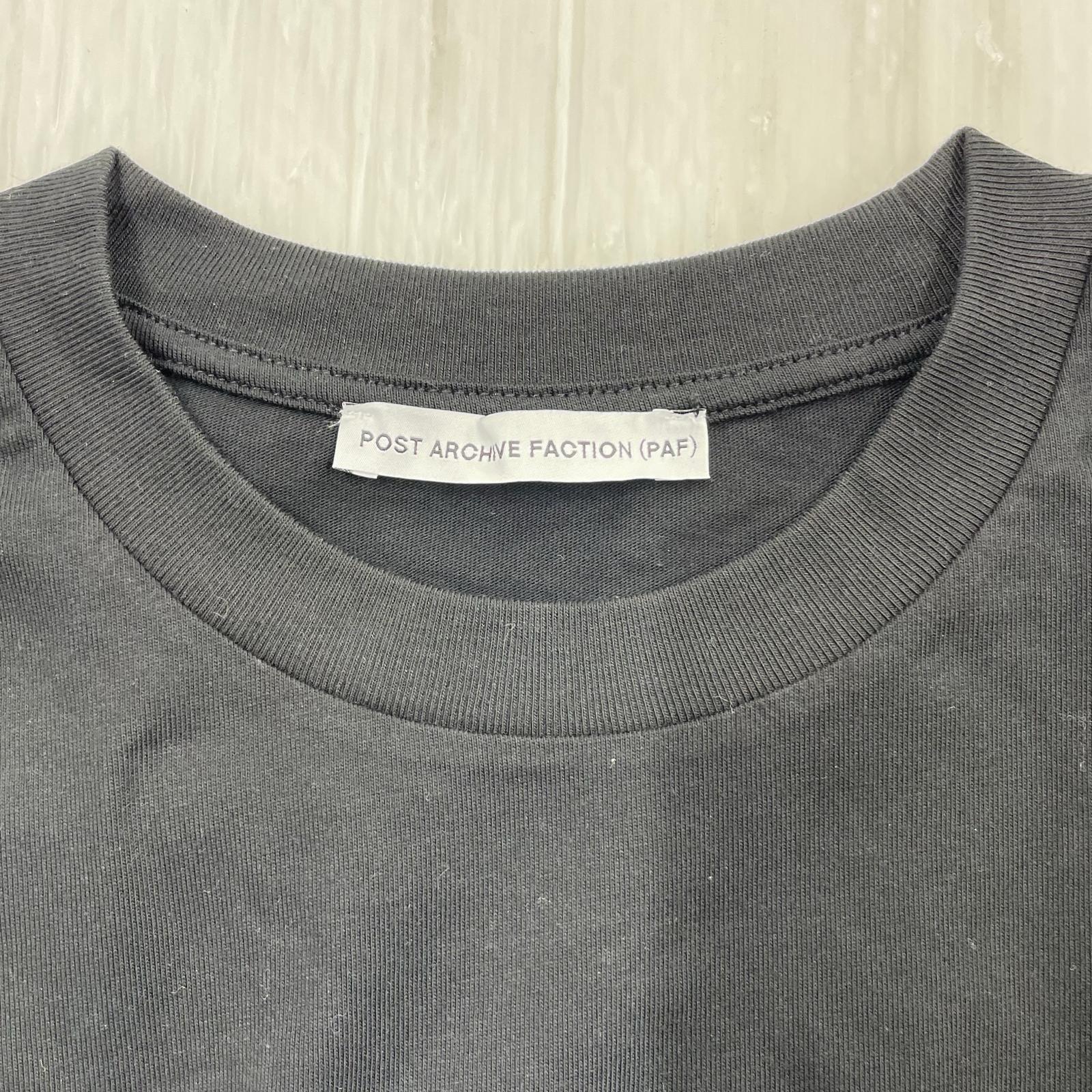 半袖Tシャツ POST ARCHIVE FACTION 25SS Souvenir Tee ブラック
