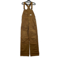 オーバーオール ダック生地 brw size30 30 ブラウン