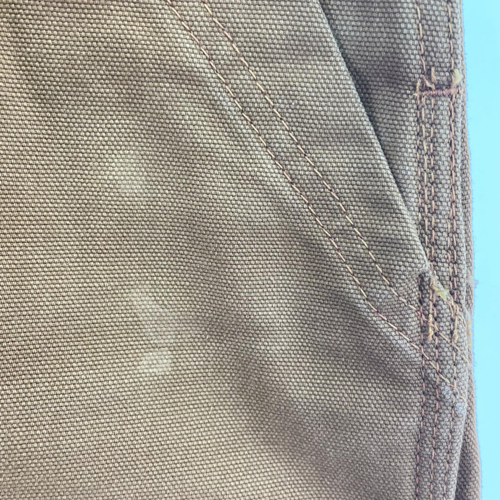 オーバーオール ダック生地 brw size30 30 ブラウン