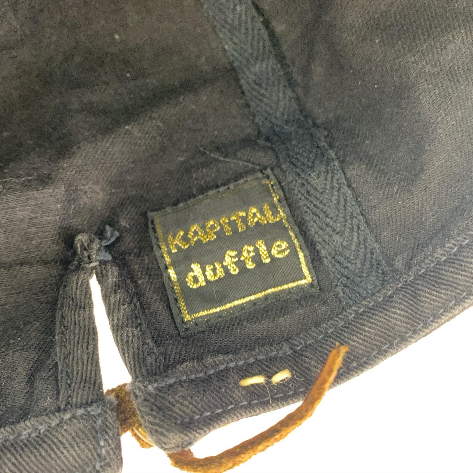 キャスケット duffle 黒 ブラック