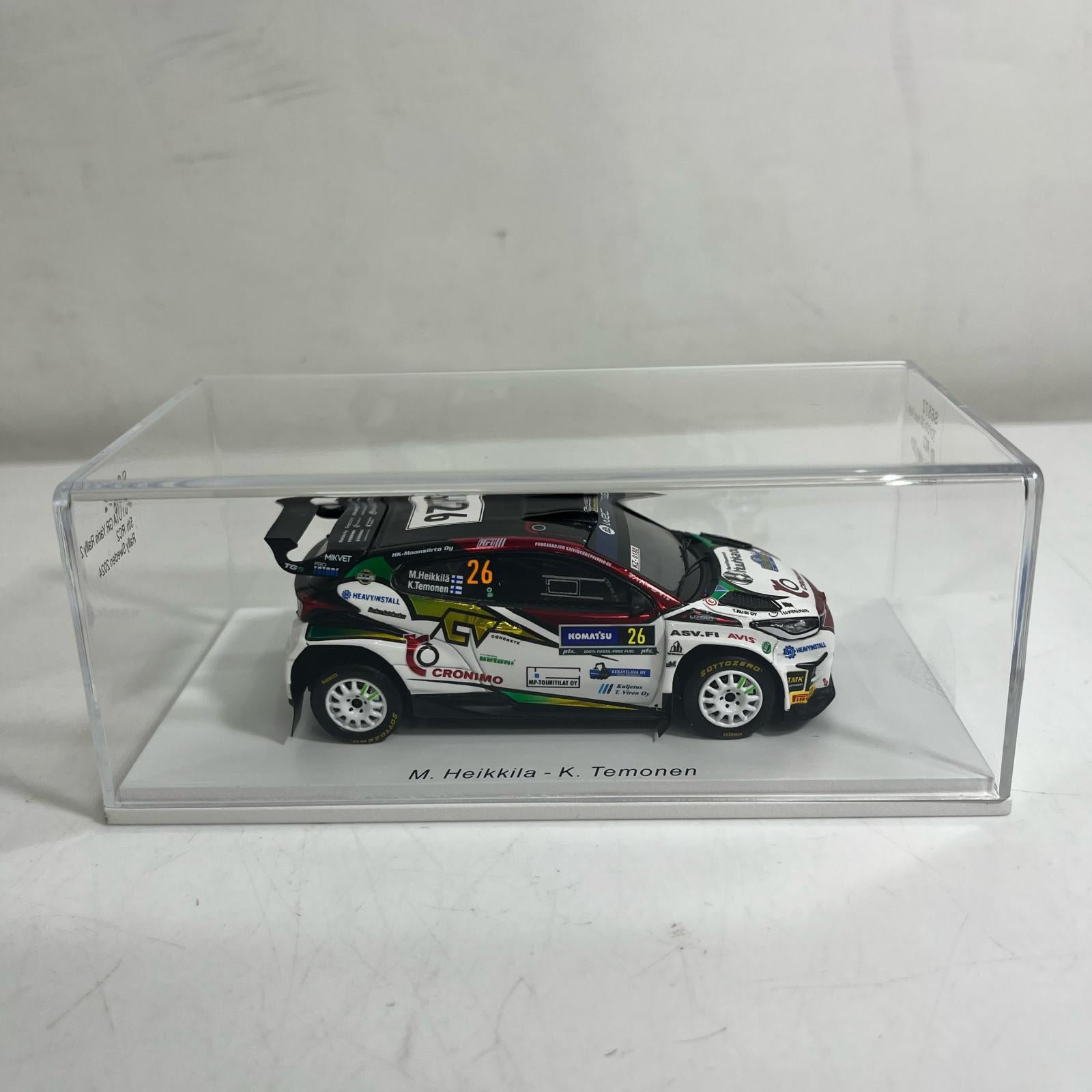 TOYOTA GR Yaris Rally 2 5th RC2 Rally TOYOTA GR Yaris Rally 2 5th RC2 Rally Sweden 2024 spark スケールカー