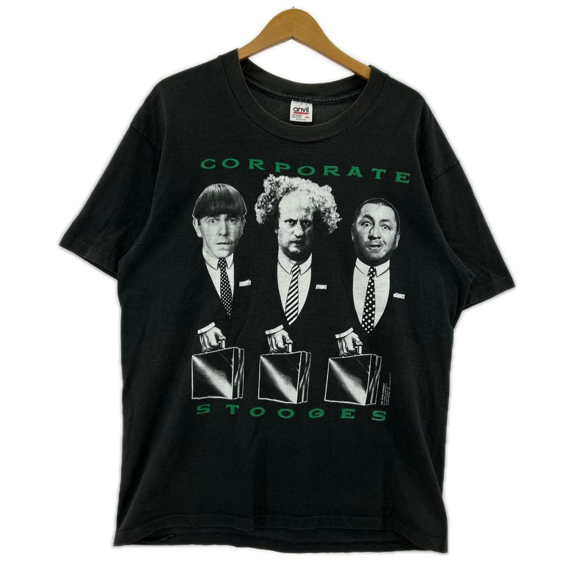 半袖Tシャツ THETHREESTOOGES 黒(XL) ブラック