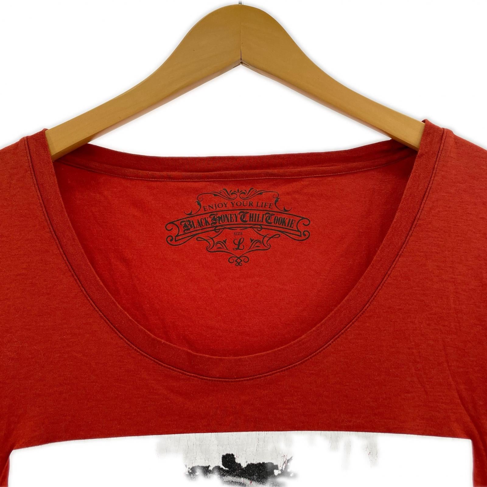 半袖Tシャツ BLACK HONEY CHILI COOKIE Tシャツ レッド L レッド