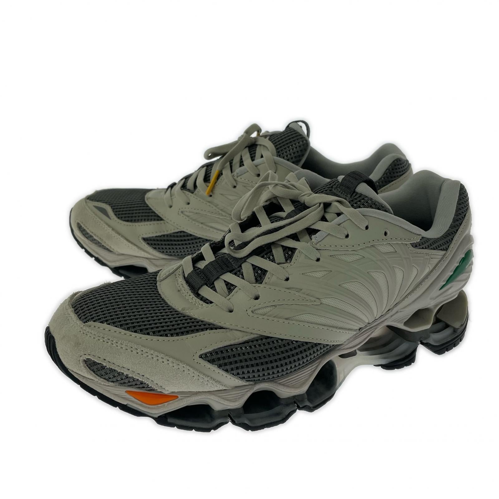 スニーカー MIZUNO×Graphpape Wave Prophecy LS Gray/Light Gray/Orange スニーカー 28.0 28cm (US10 UK9 1/2 EU46) グレー