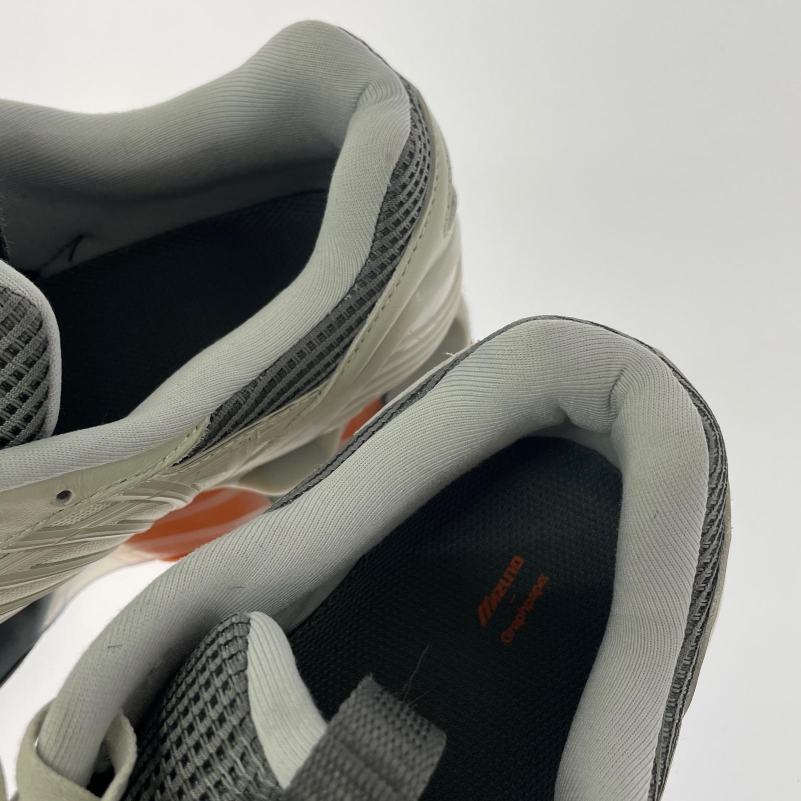 スニーカー MIZUNO×Graphpape Wave Prophecy LS Gray/Light Gray/Orange スニーカー 28.0 28cm (US10 UK9 1/2 EU46) グレー