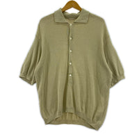 ポロシャツ ULTERIOR TWISTED LOOSE MILANO RIB KNIT POLO ニットポロシャツ 4 ベージュ 4 ベージュ