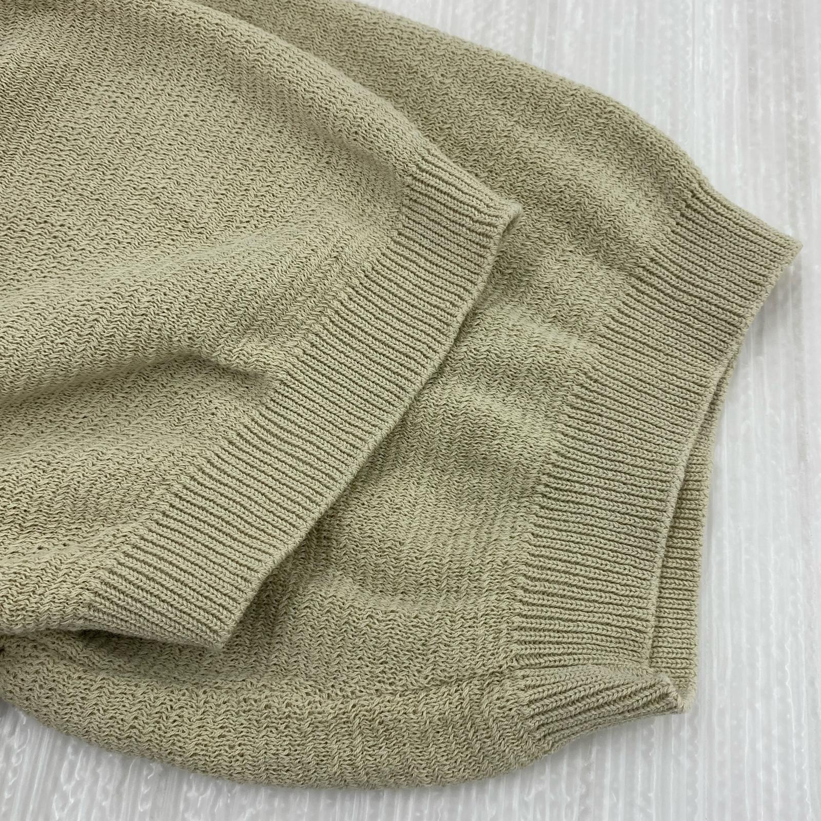 ポロシャツ ULTERIOR TWISTED LOOSE MILANO RIB KNIT POLO ニットポロシャツ 4 ベージュ 4 ベージュ