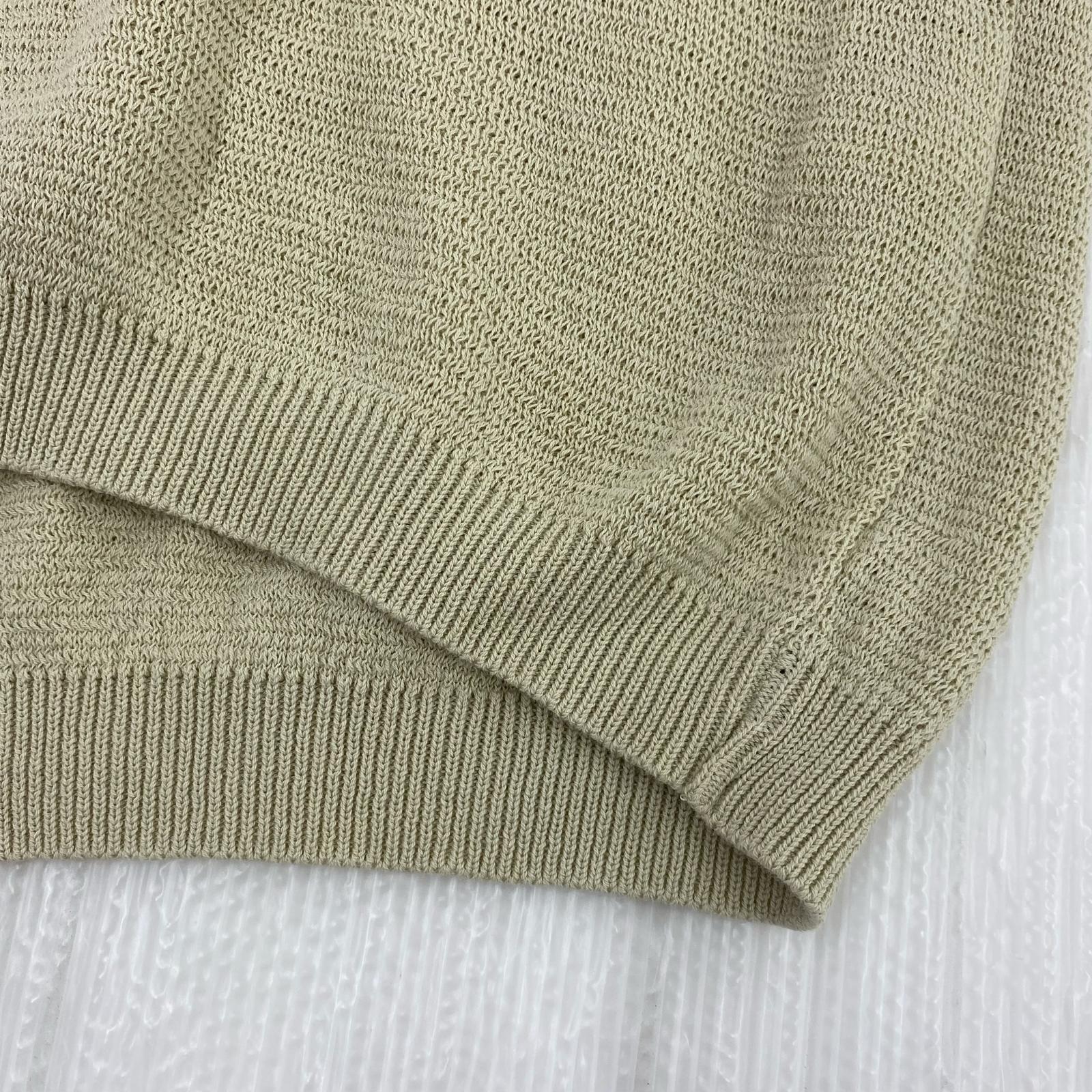 ポロシャツ ULTERIOR TWISTED LOOSE MILANO RIB KNIT POLO ニットポロシャツ 4 ベージュ 4 ベージュ