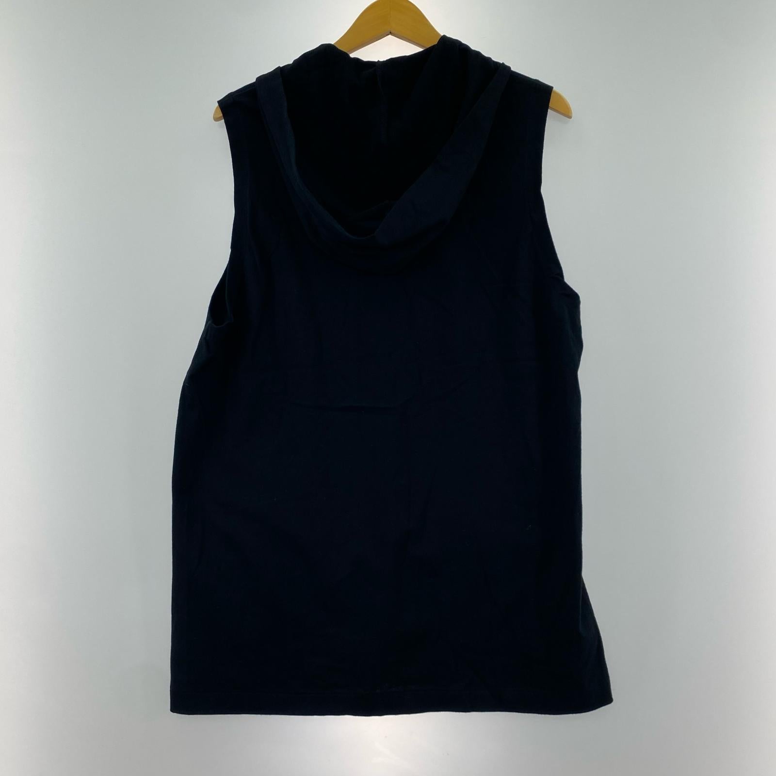 その他トップス REGULATION Yohji Yamamoto REGULATION JERSEY HOODED VEST フーディベスト 3 ブラック 3 ブラック