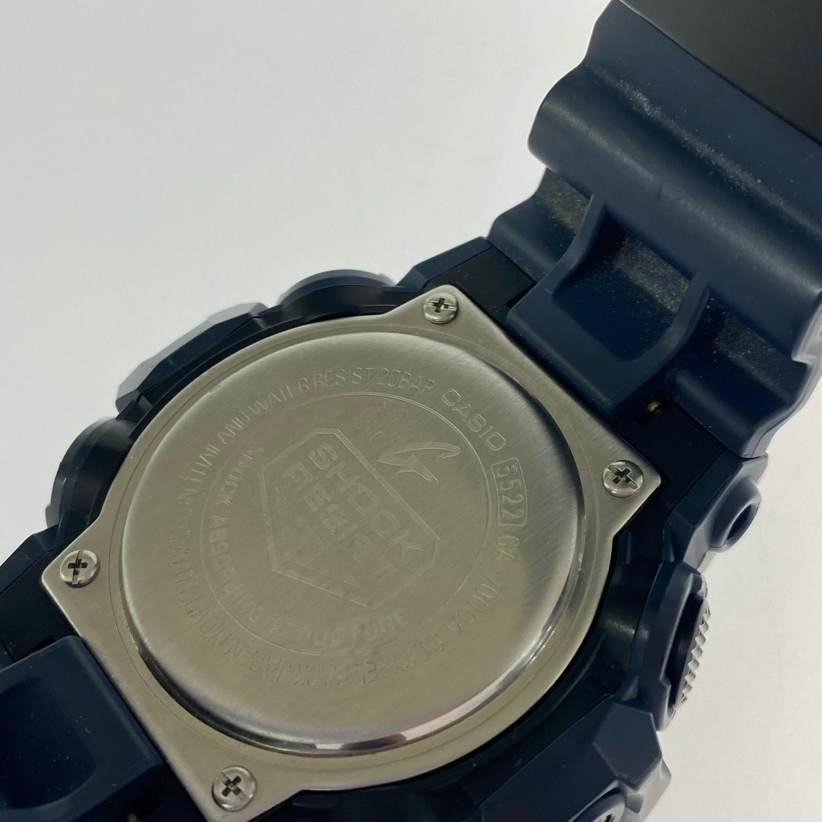 腕時計 デジタル QZ腕時計 青 GA-700CA ブルー