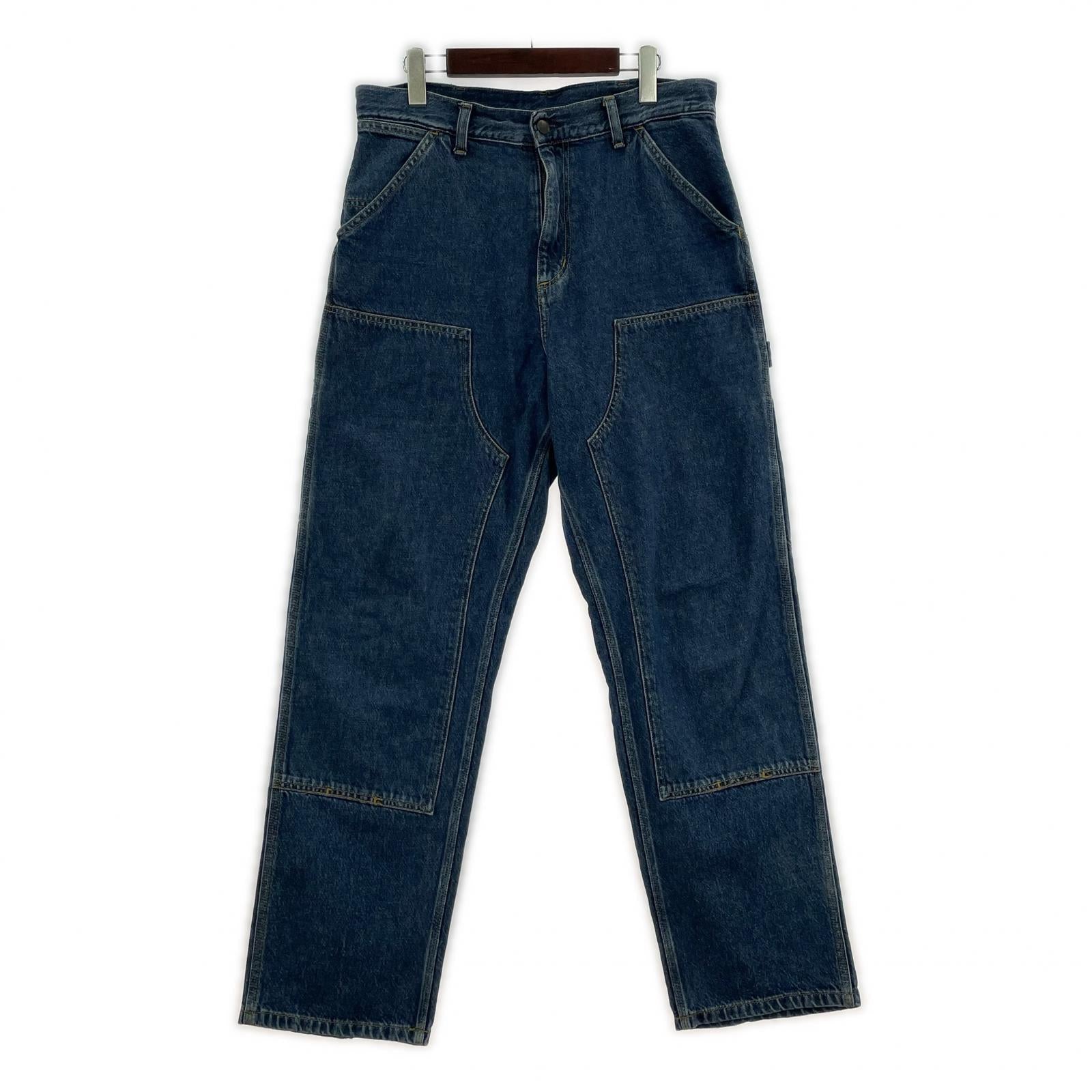 デニムパンツ CARHARTT DOUBLE KNEE PANT 30 30 ネイビー