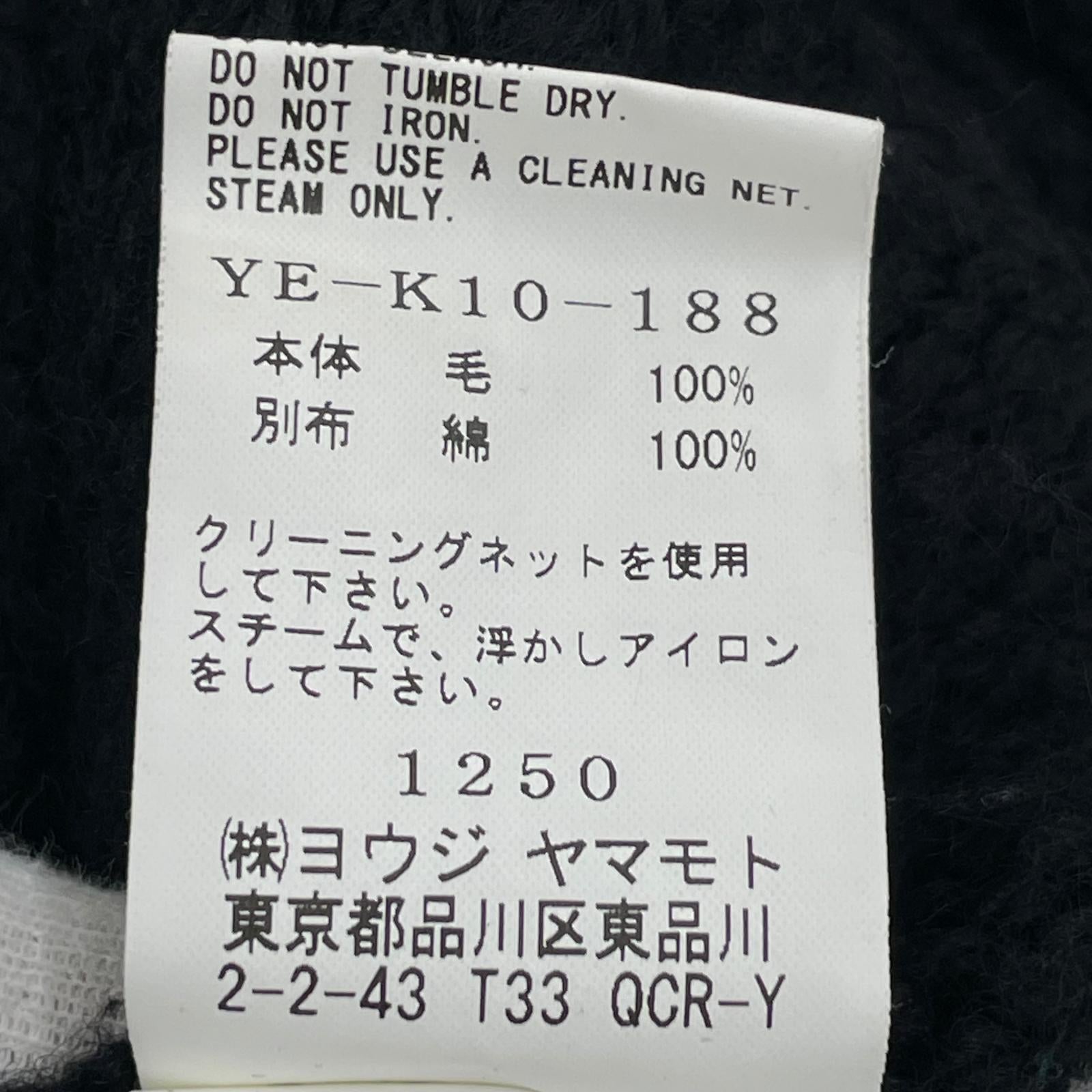 ニット 22AW パッチワークニット 2 ブラック