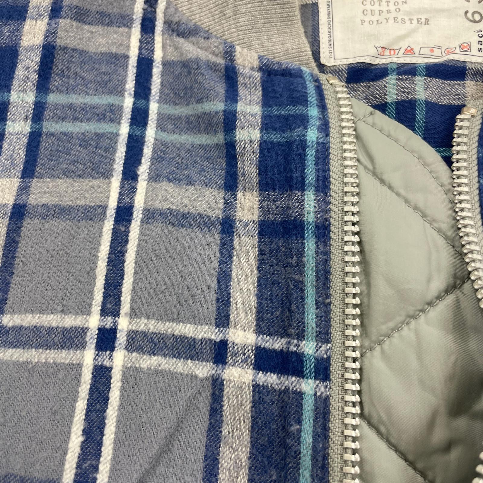 ブルゾン 13AW スウェットチェックブルゾン 3