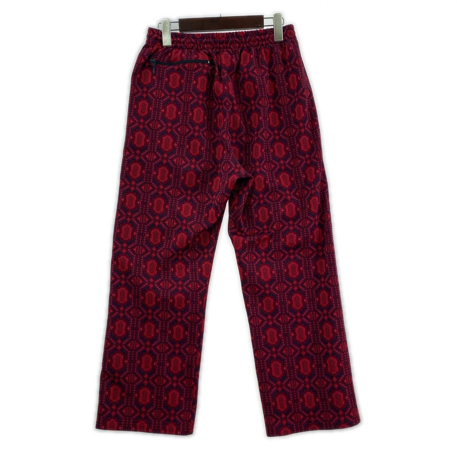 パンツ Track Pant-Poly Jacquard M レッド