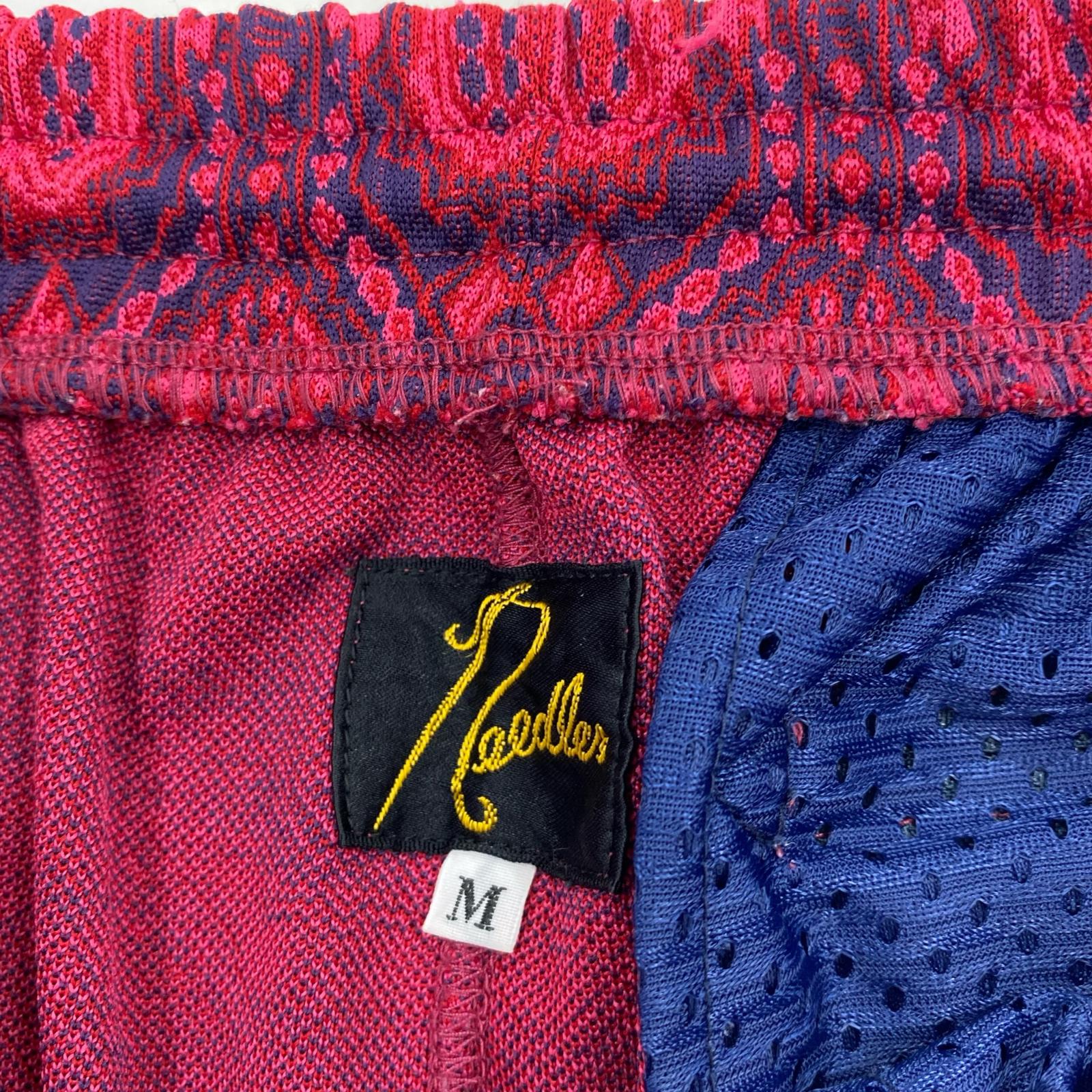 パンツ Track Pant-Poly Jacquard M レッド