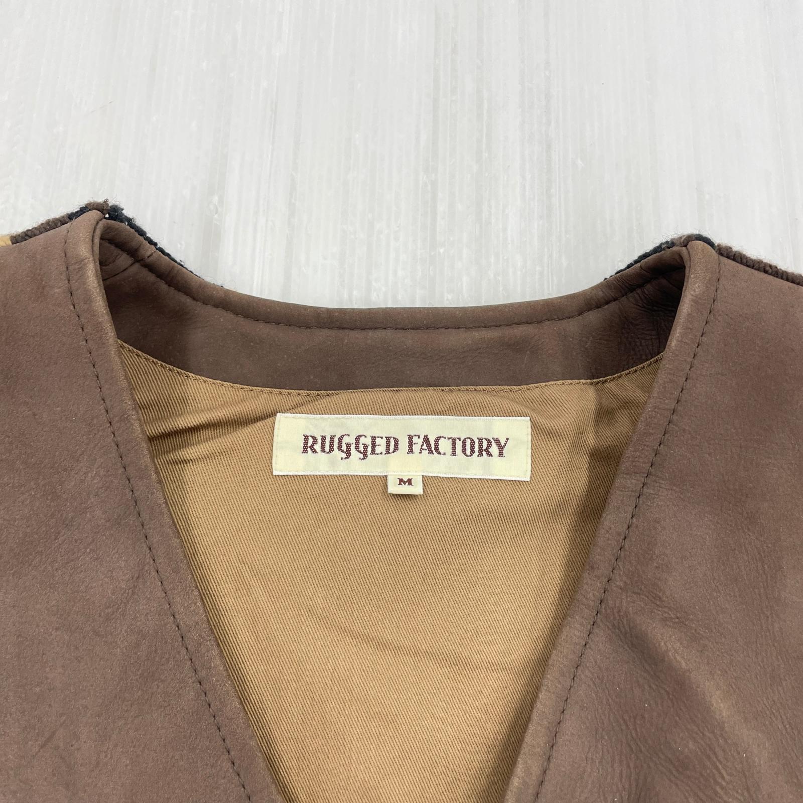 その他アウター Leather Vest BRW M M ブラウン