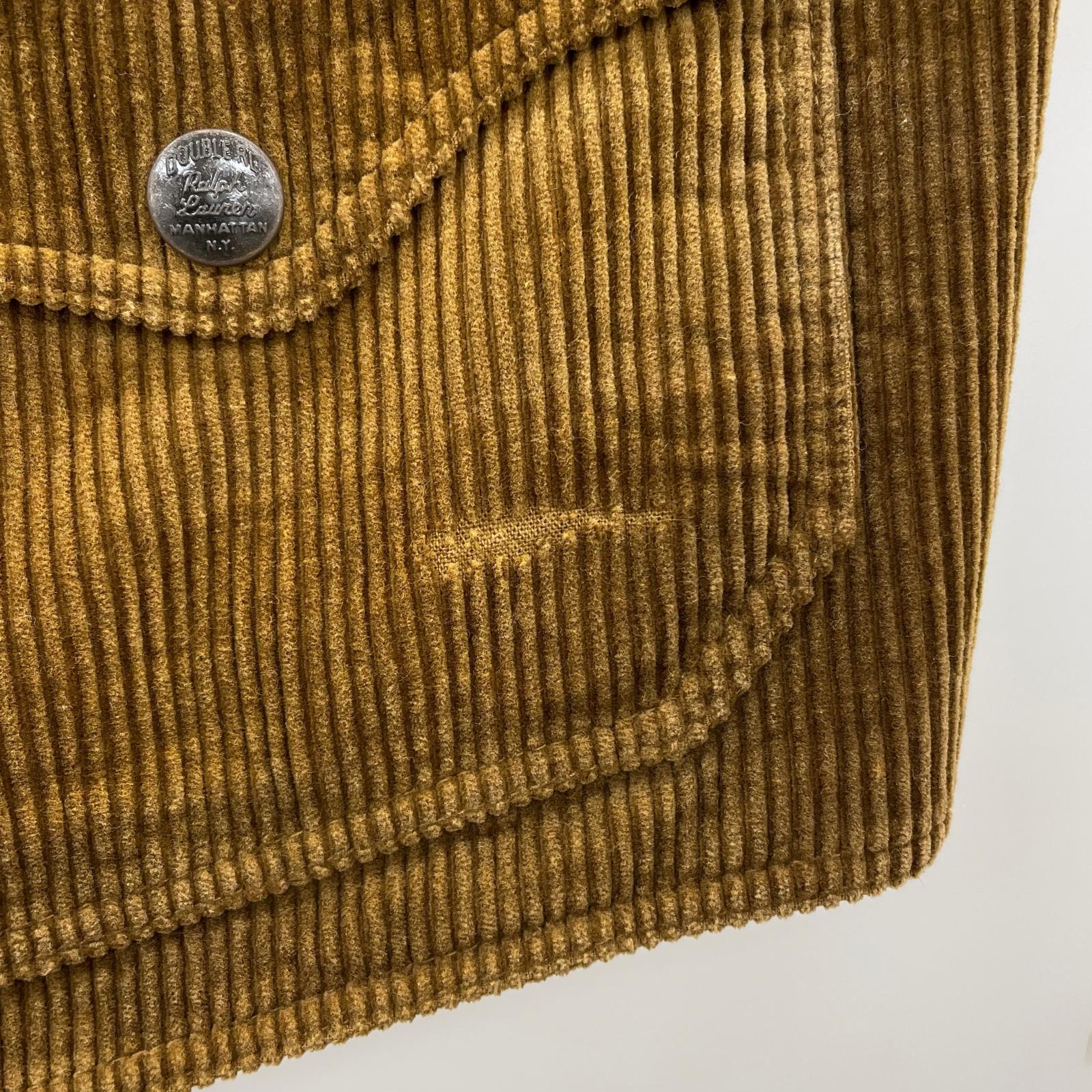 その他アウター CORDUROY VEST BRW M M ブラウン