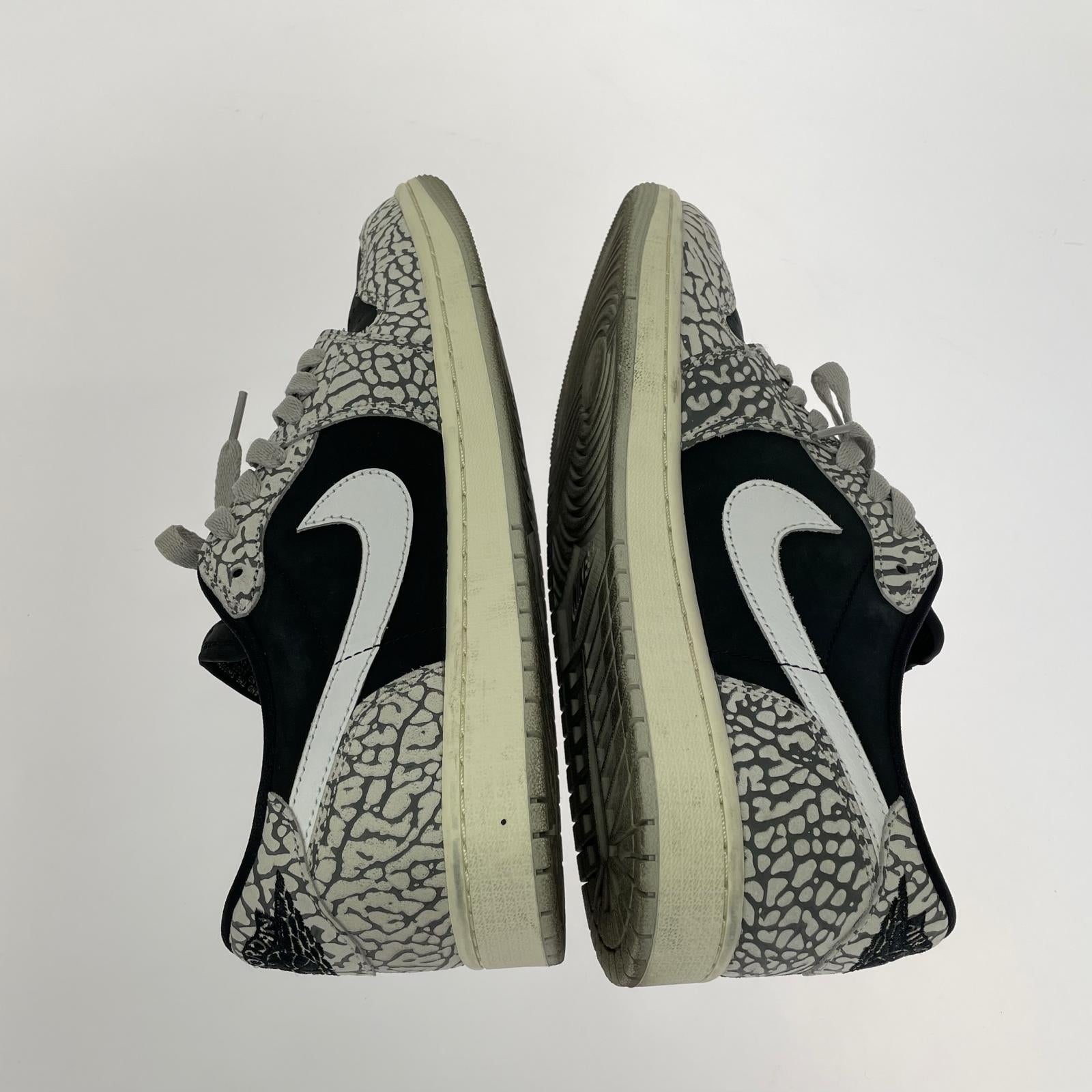 スニーカー AJ1 RETRO LOW OG Cement (28.0cm) 28cm (US10 UK9 1/2 EU46) ブラック